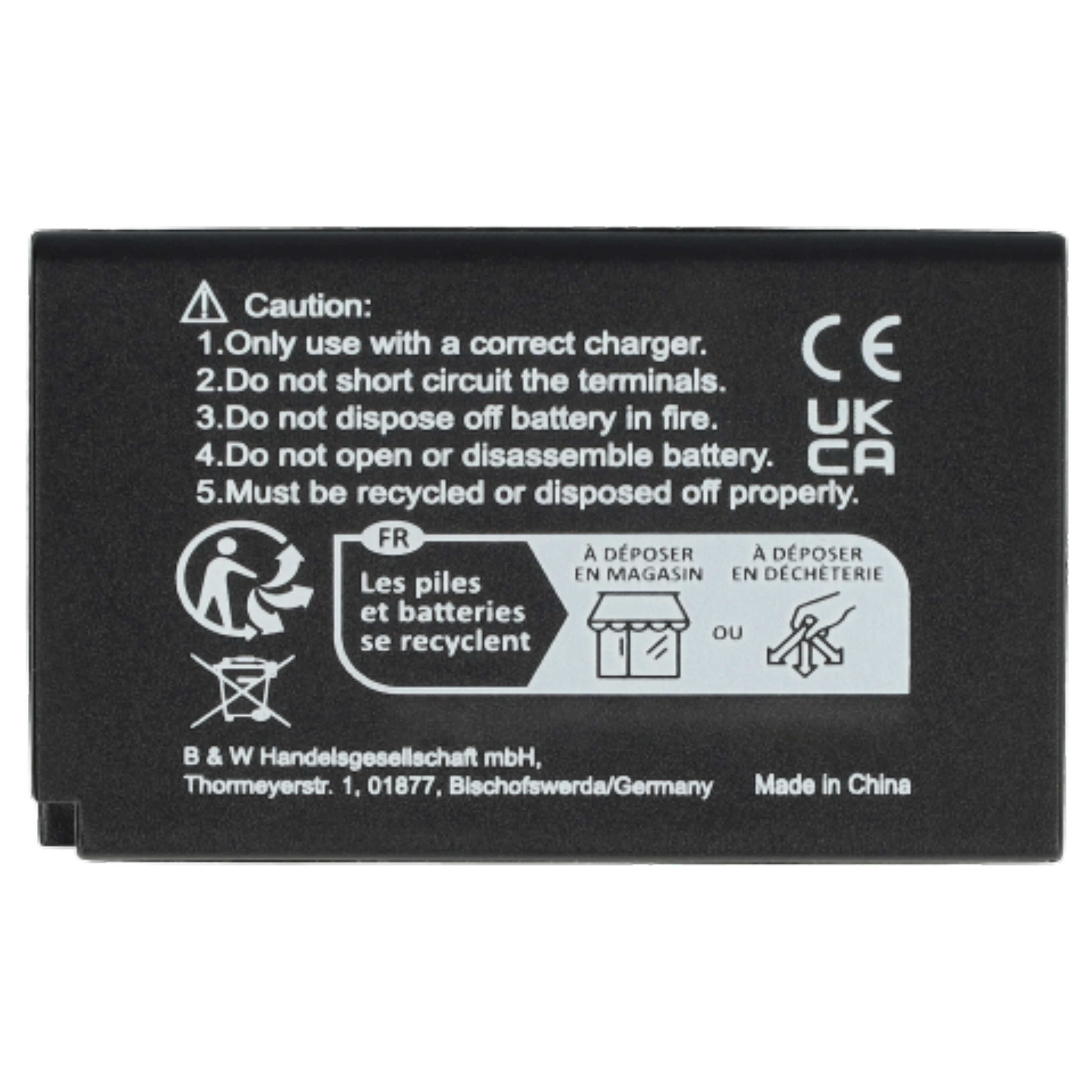 3x Battery replaces Nikon EN-EL20a, EN-EL20 - 850mAh, 7.4V, Li-Ion