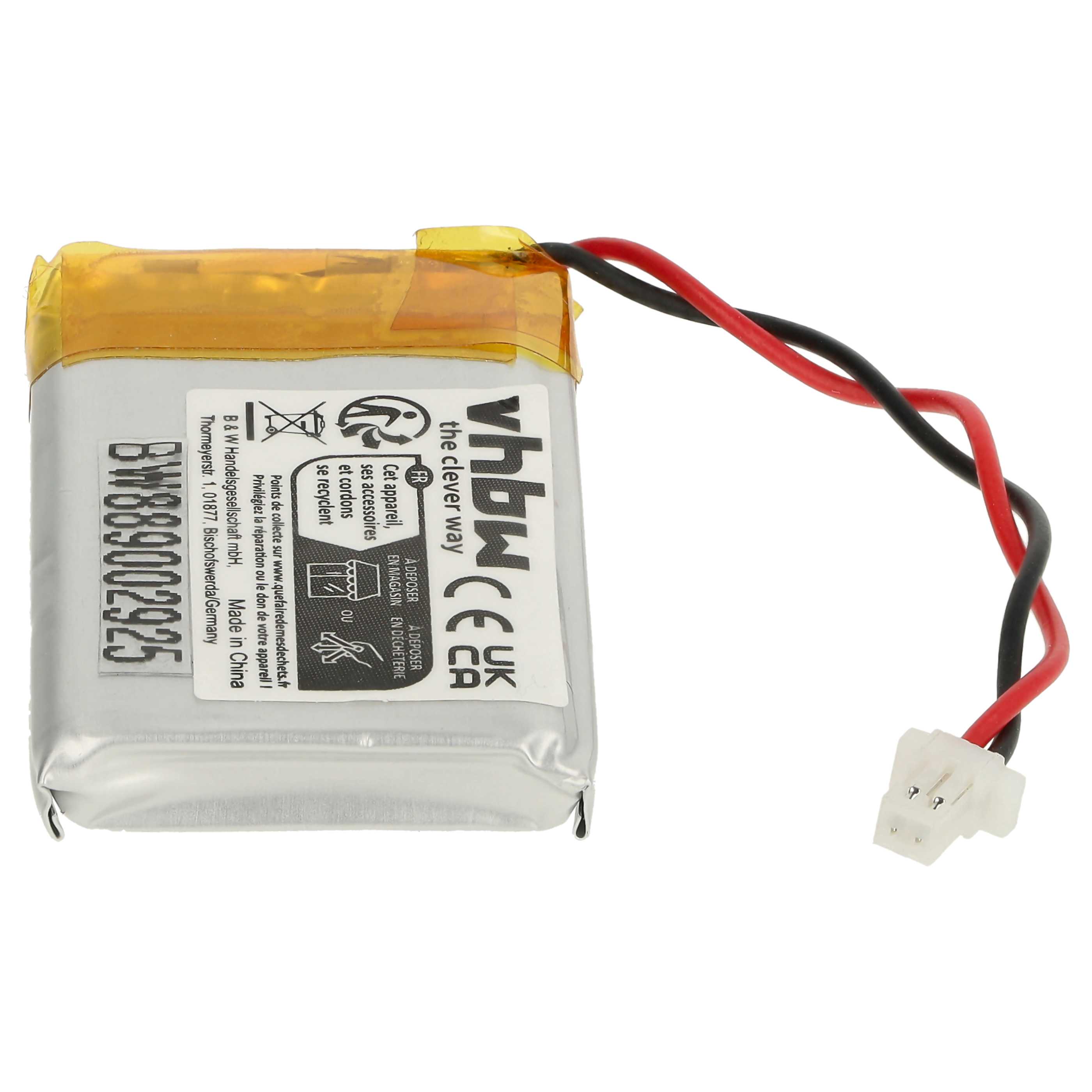 Akumulator do słuchawek bezprzewodowych zamiennik GMB452233 - 365 mAh 3,7 V LiPo