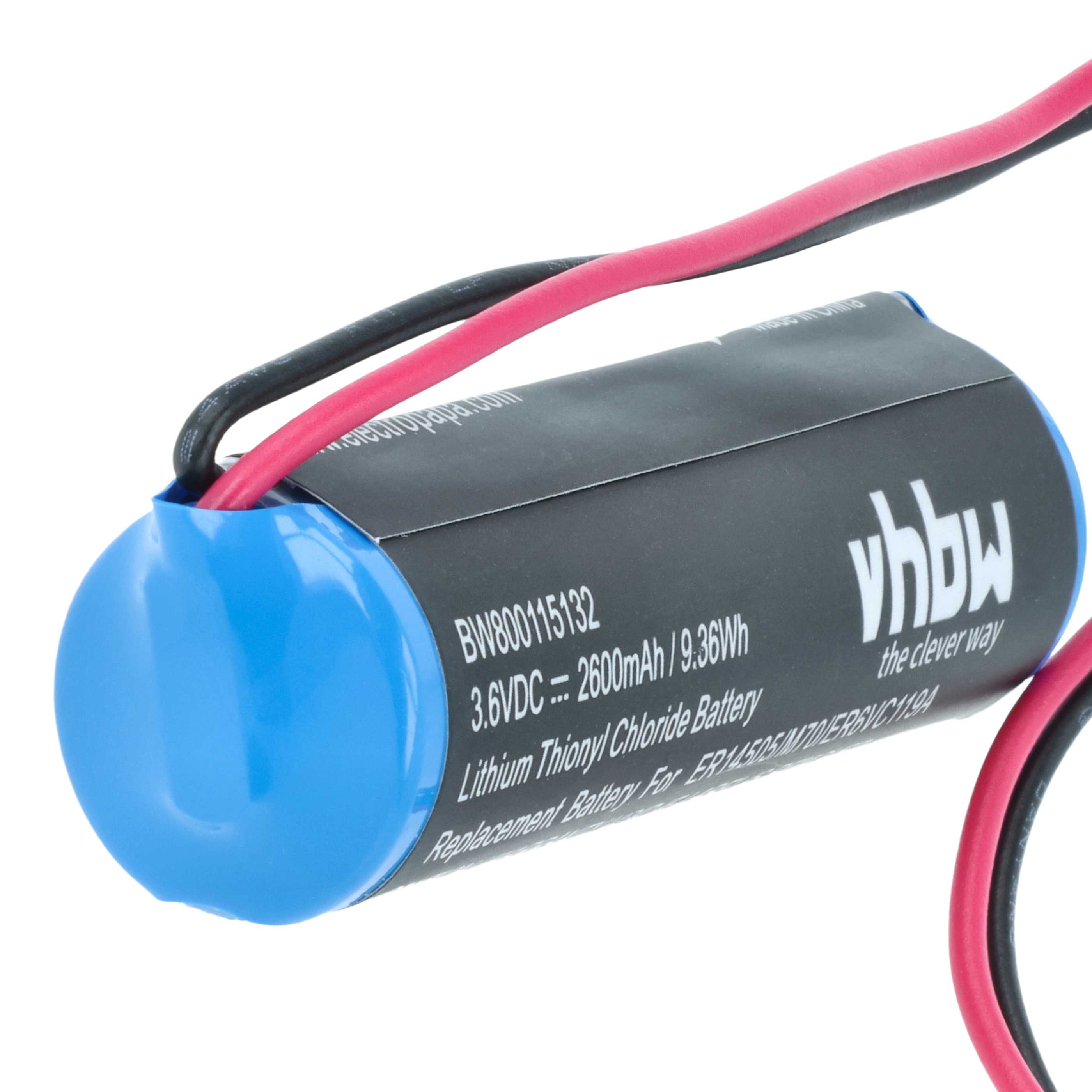 5x Bateria do maszyny CNC Mitsubishi - 2600 mAh 3,6 V Li-Ion
