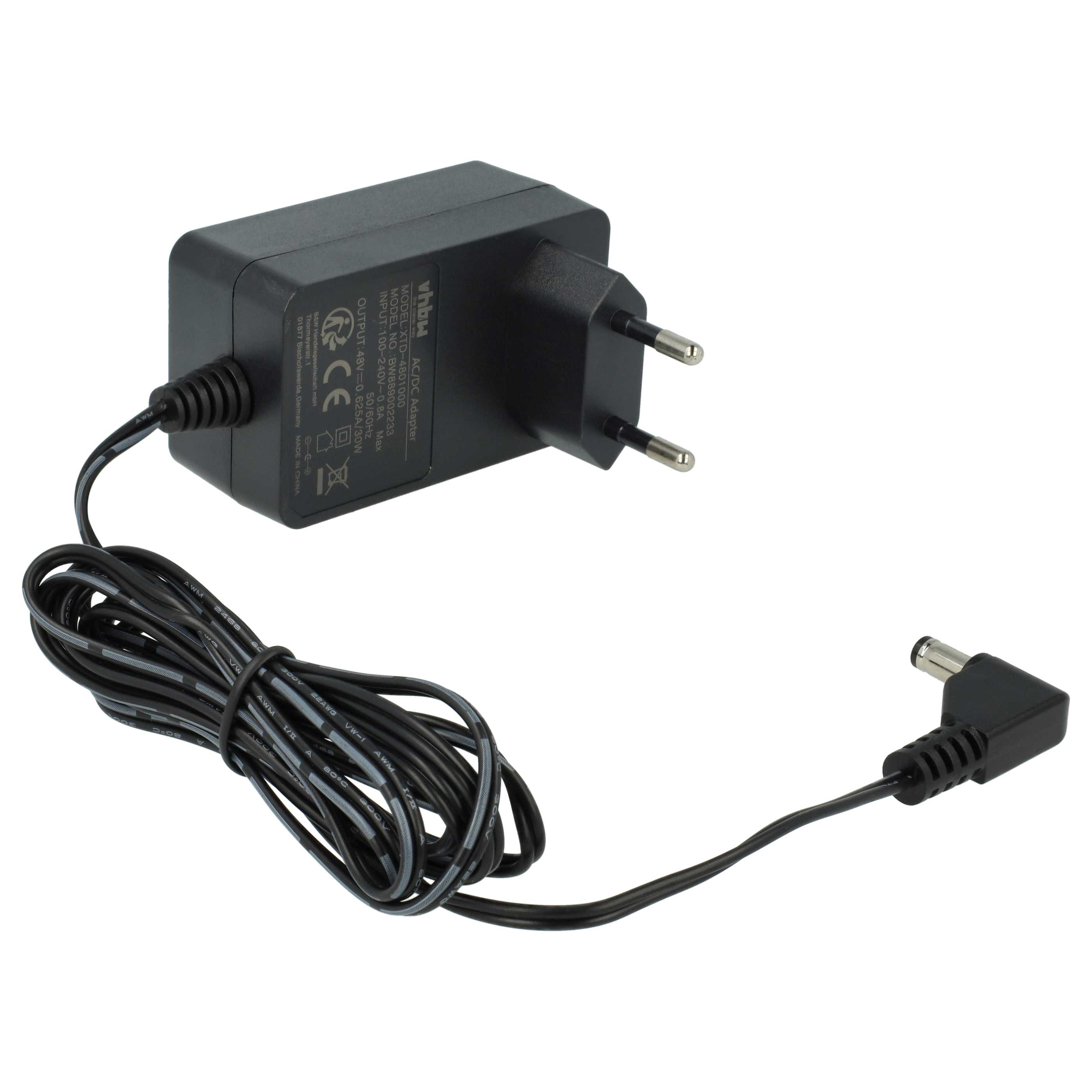 Mains Power Adapter replaces Aastra 50006814, 50006824, 120843 for Mitel VoIP Telephone System etc. - 160 cm