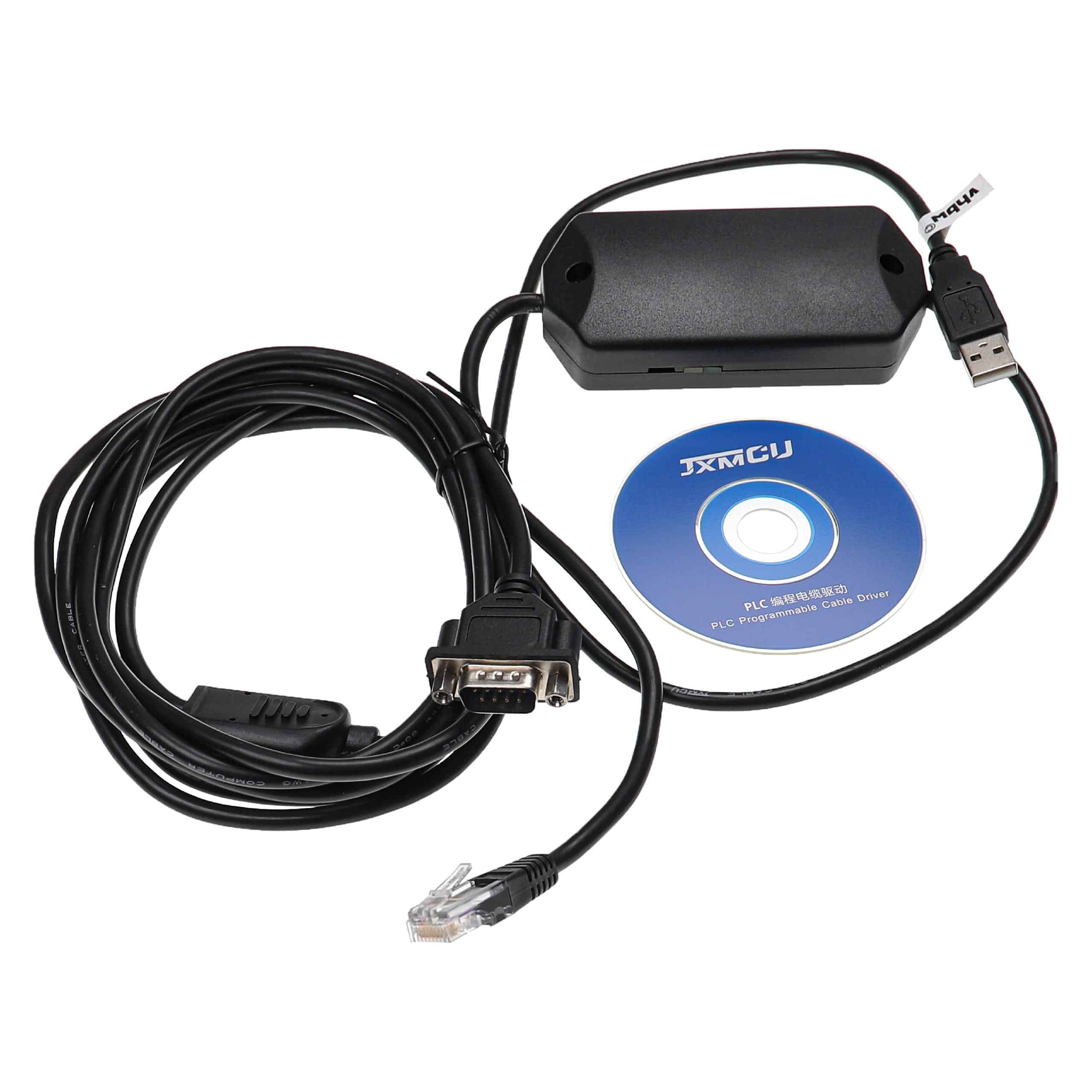 Cable programación RS-232 para equipo radio ABSLC5/01/02/03/05 - Adaptador + CD driver 300cm negro