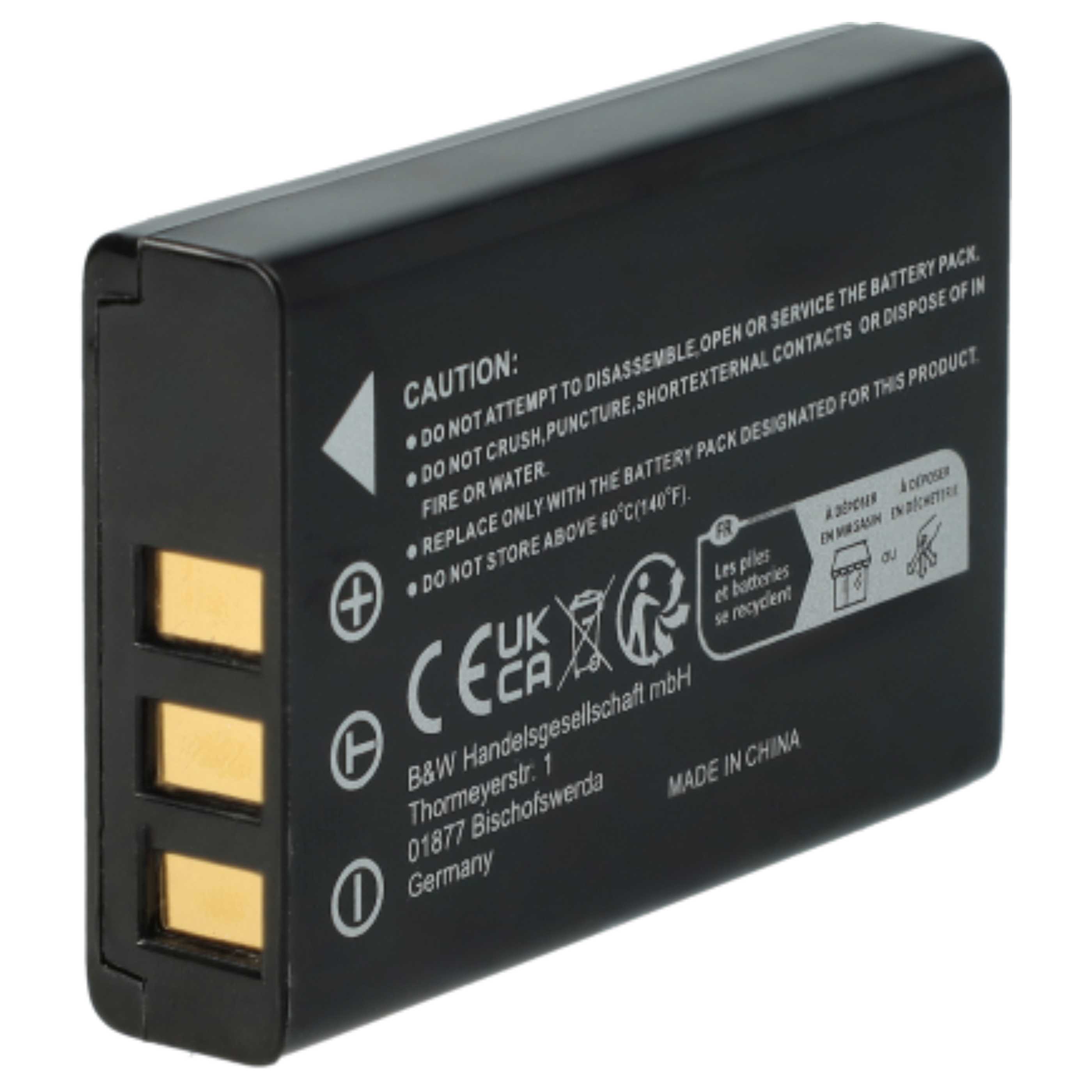 2x Batteria sostituisce Aiptek ZPT-PM18 per fotocamera - 1800mAh 3,7V Li-Ion