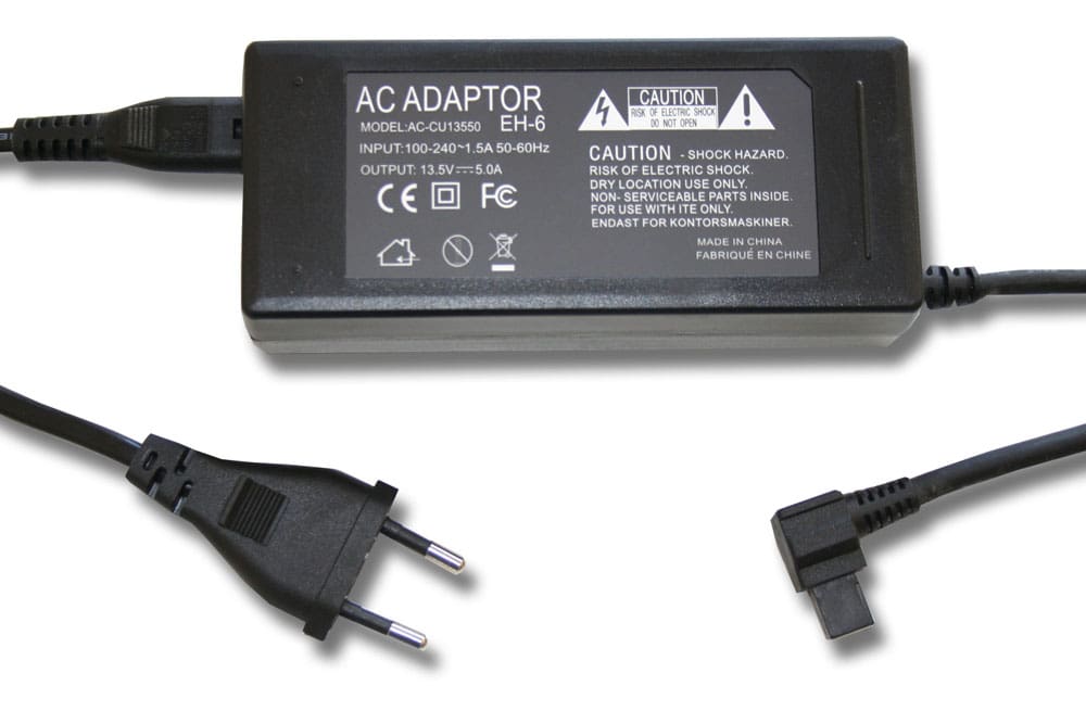 Power Supply replaces EH-6 for Camera - 2 m, 13.5 V 5 A