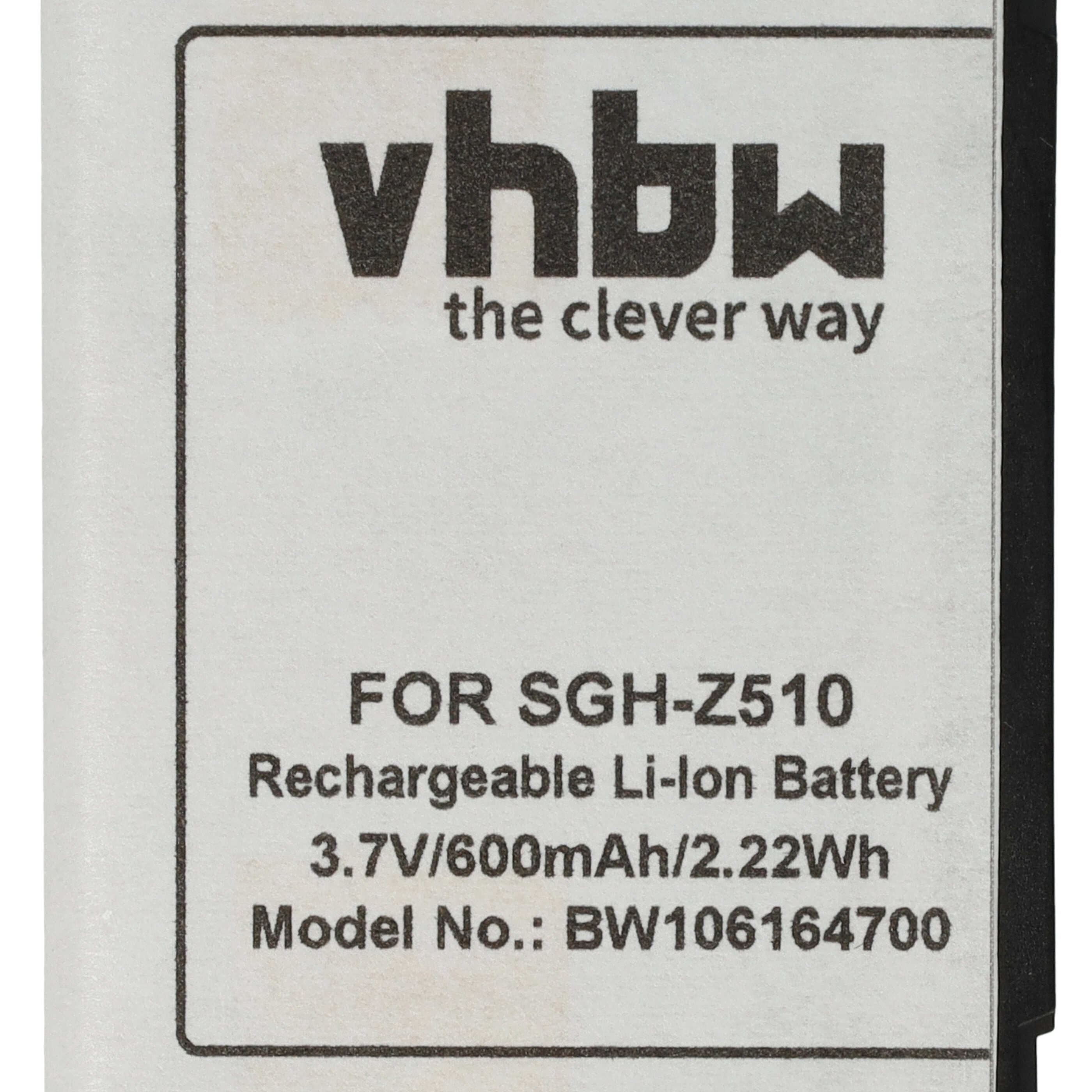 Batteria sostituisce Samsung BST4048BES/STD per cellulare Samsung - 600mAh 3,7V Li-Ion