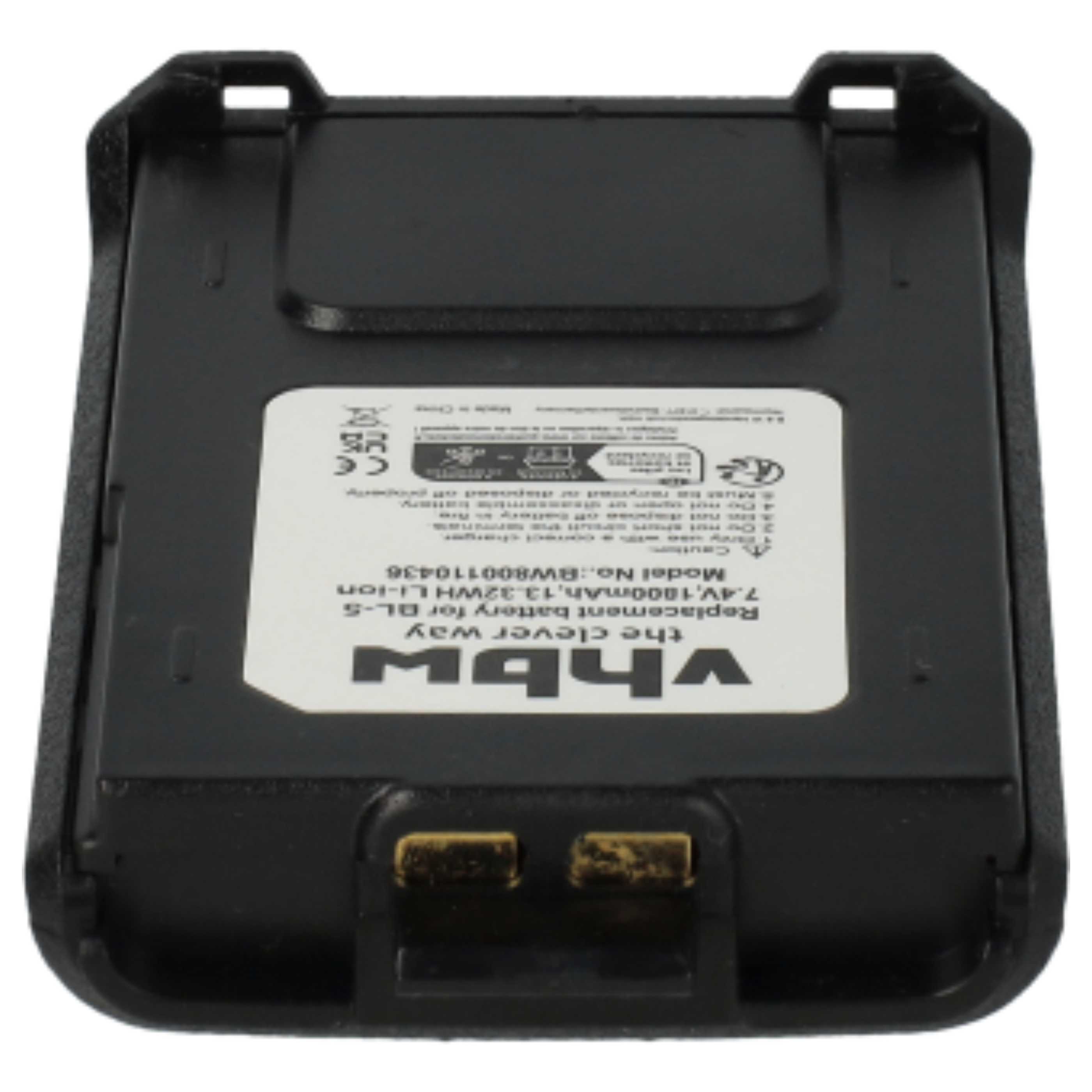 Radio 2x Battery replaces Baofeng BL-5 - 1800 mAh 7.4 V Li-Ion