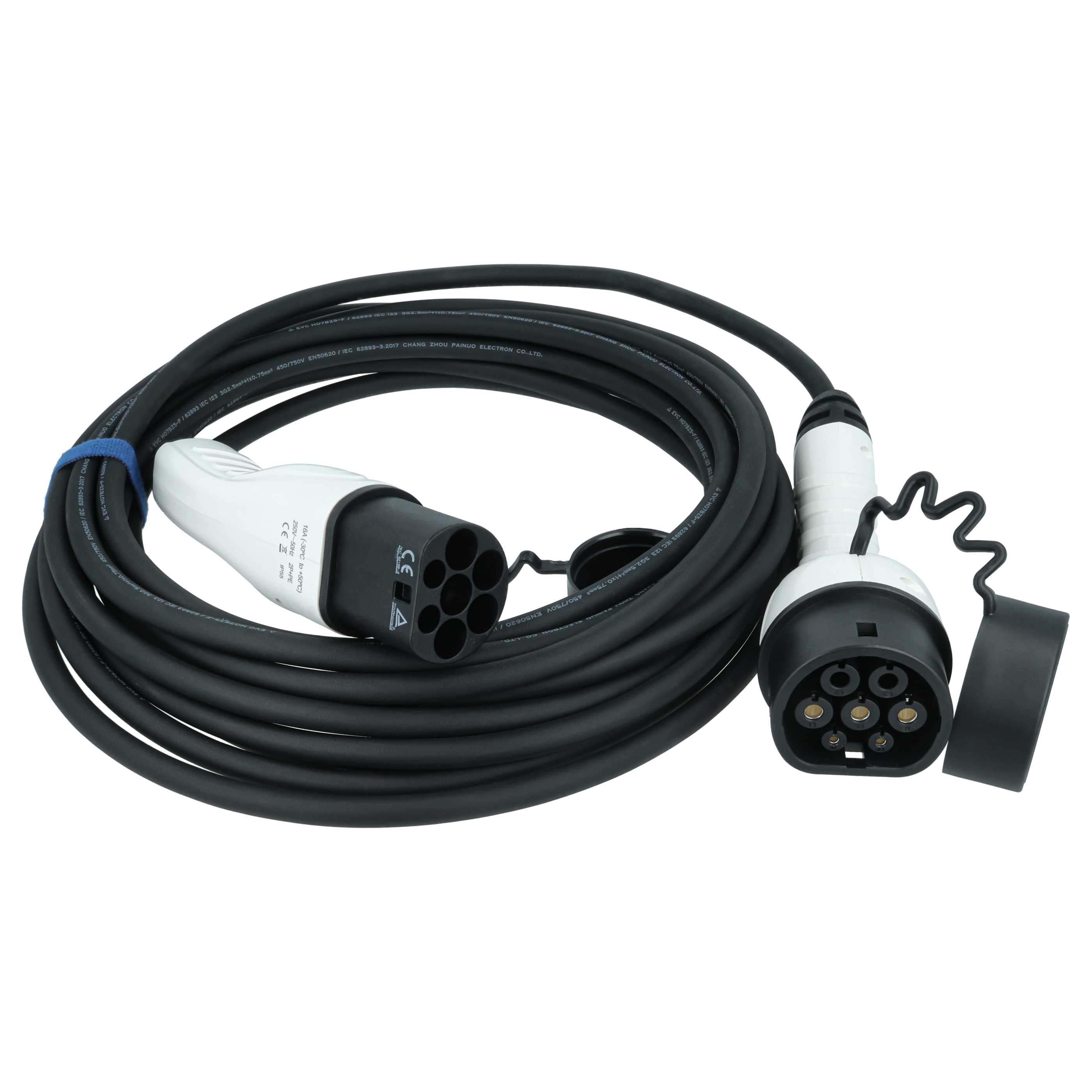 Charging Cable - Type 2 to Type 2 Cable, Single-Phase, 16 A, 3.5 kW, 10 m
