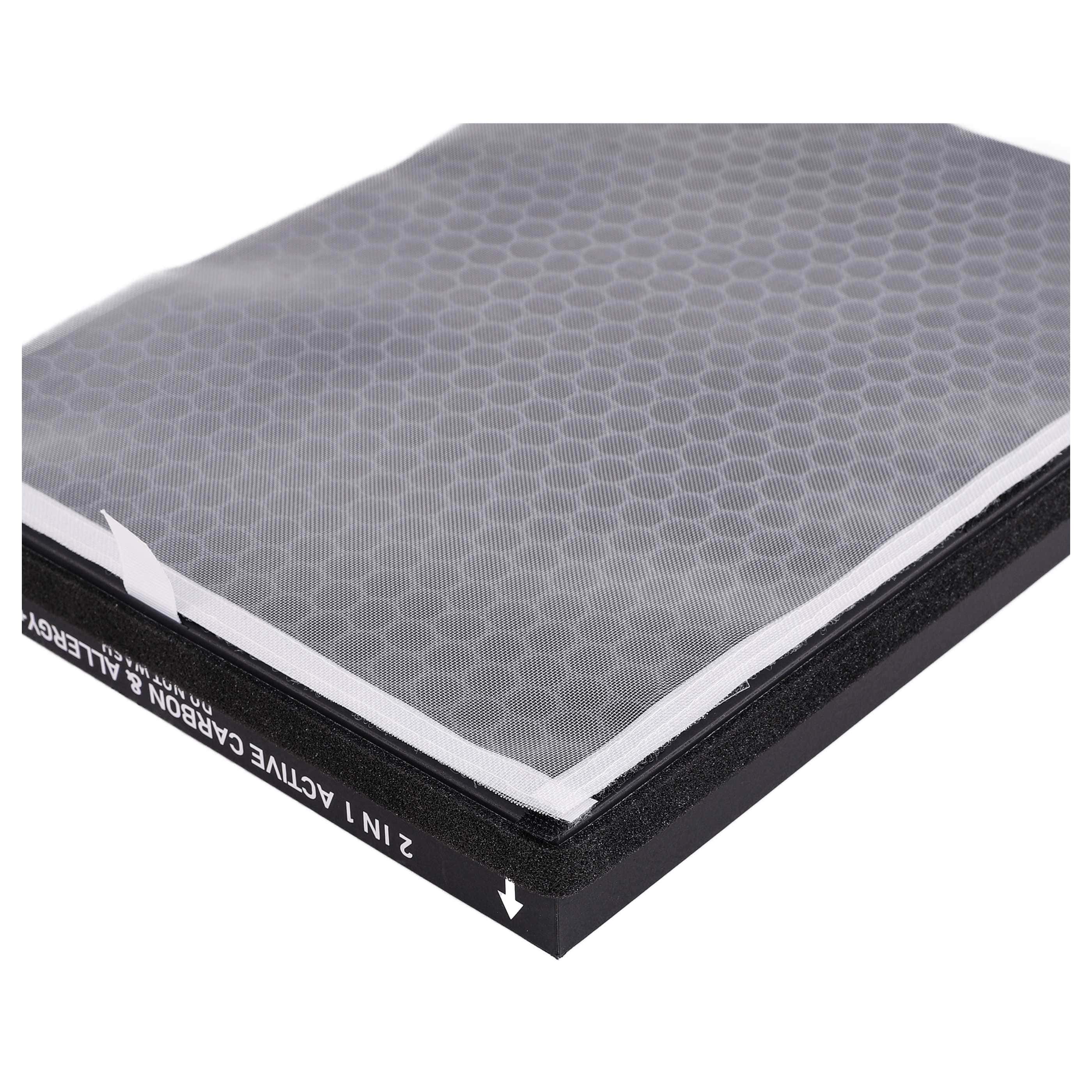 2x Filter as Replacement for Rowenta XD6220F0 - Activated Carbon + Allergy+