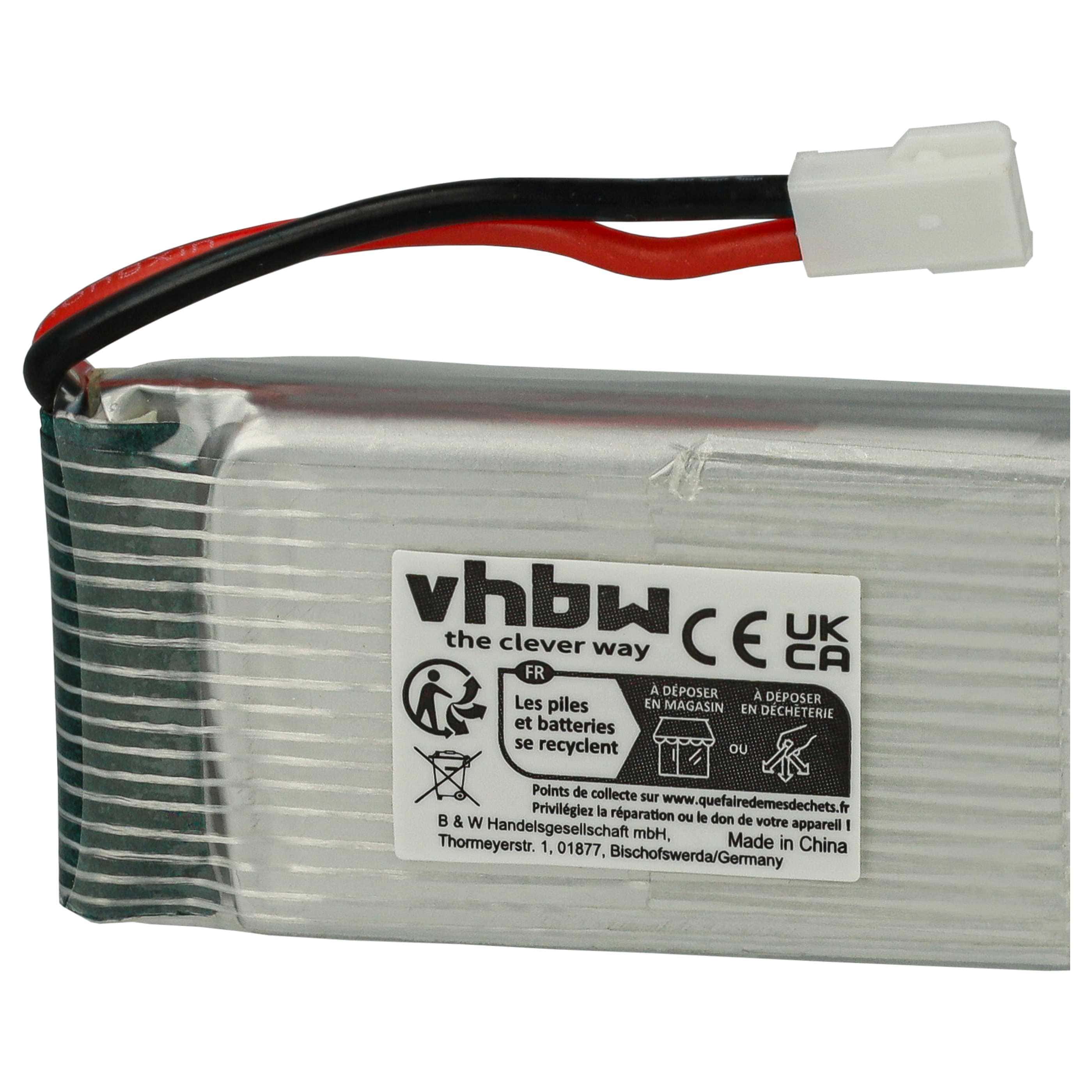 Batterie modèle radio-télécommandé - 800mAh 3,7V Li-polymère, XH 2.54 2P