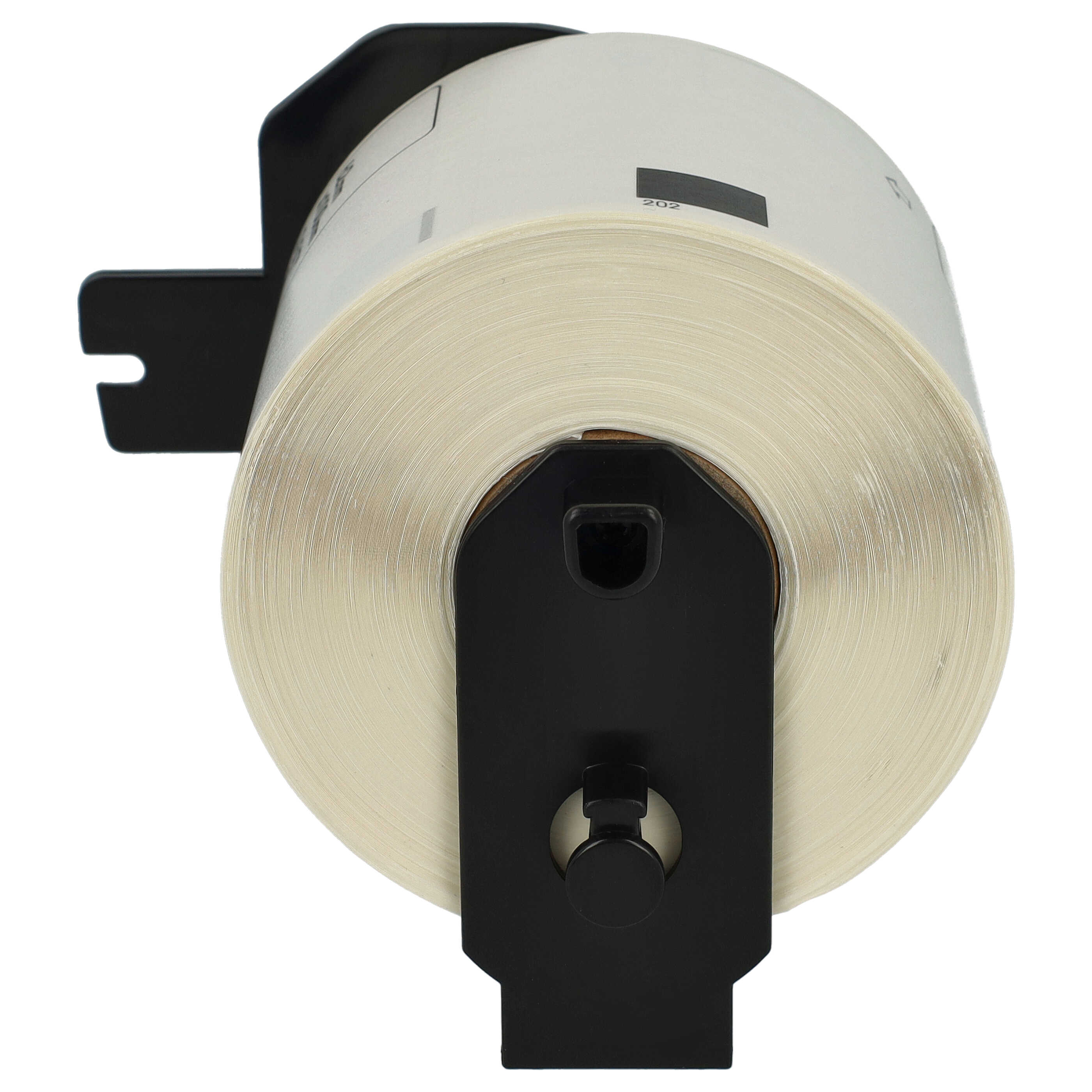 2x Label Roll replaces Brother DK-11202 Labeller - 62 mm x 100 mm + Holder