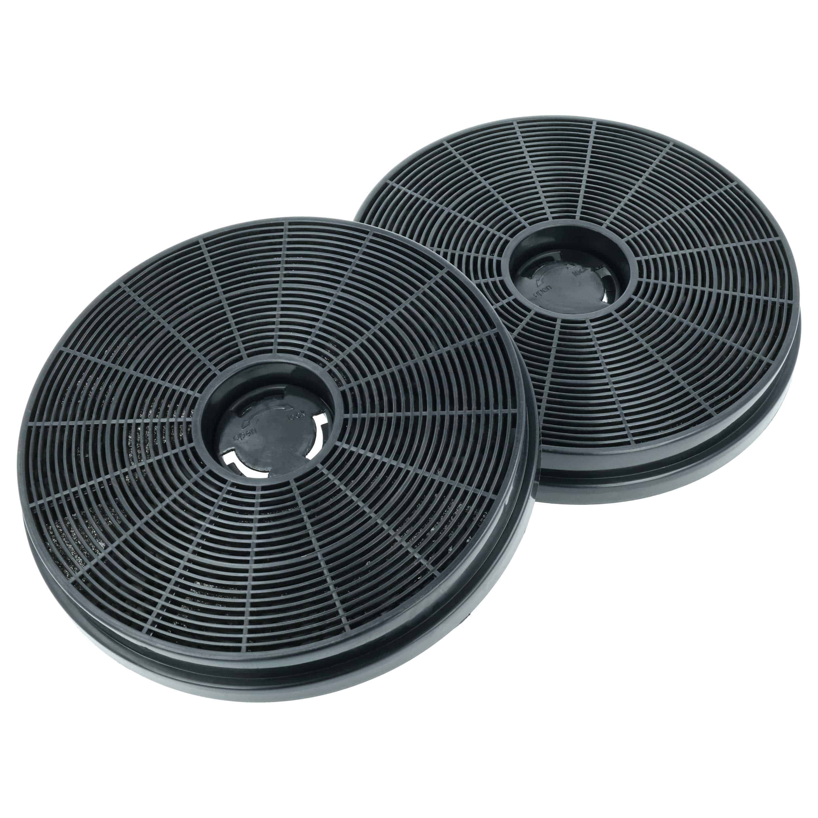 2x Filtres à charbon actif remplace Klarstein 10033740 pour hotte Klarstein