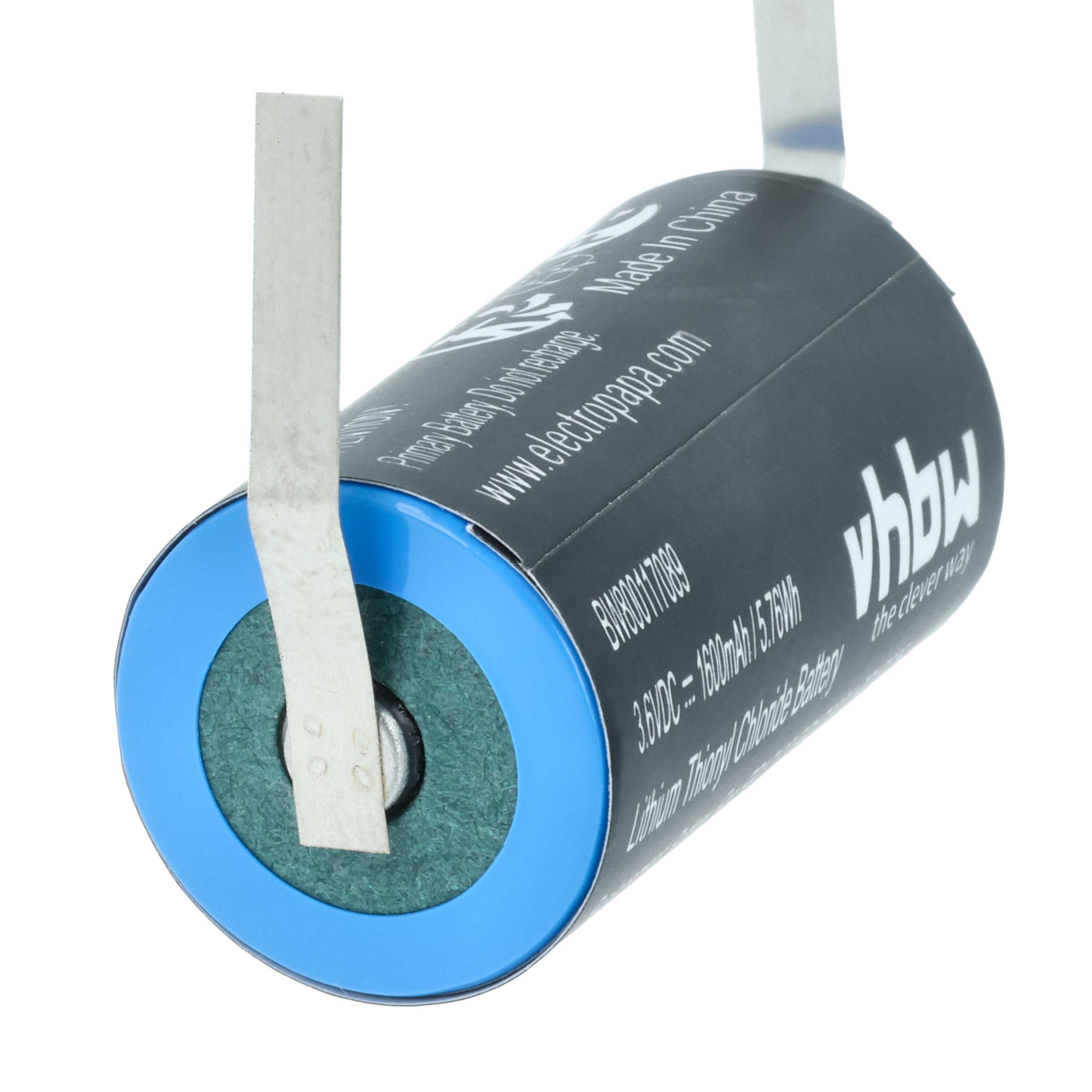 5x Battery replaces Maxell ER17/33 - 1600 mAh 3.6 V Li-MnO2
