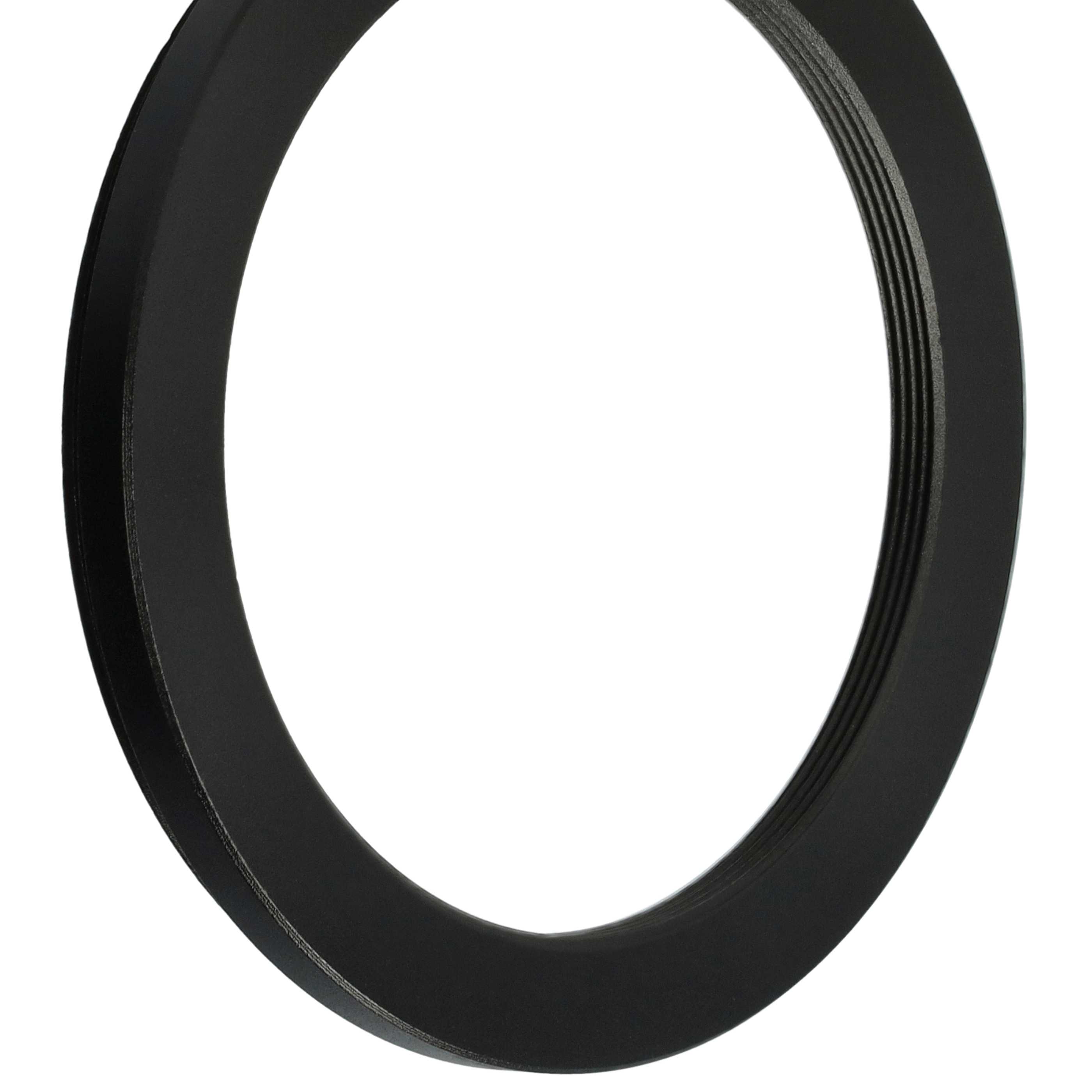 Anillo adaptador Step Down de 58 mm a 48 mm para objetivo de la cámara - Adaptador de filtro, metal, negro