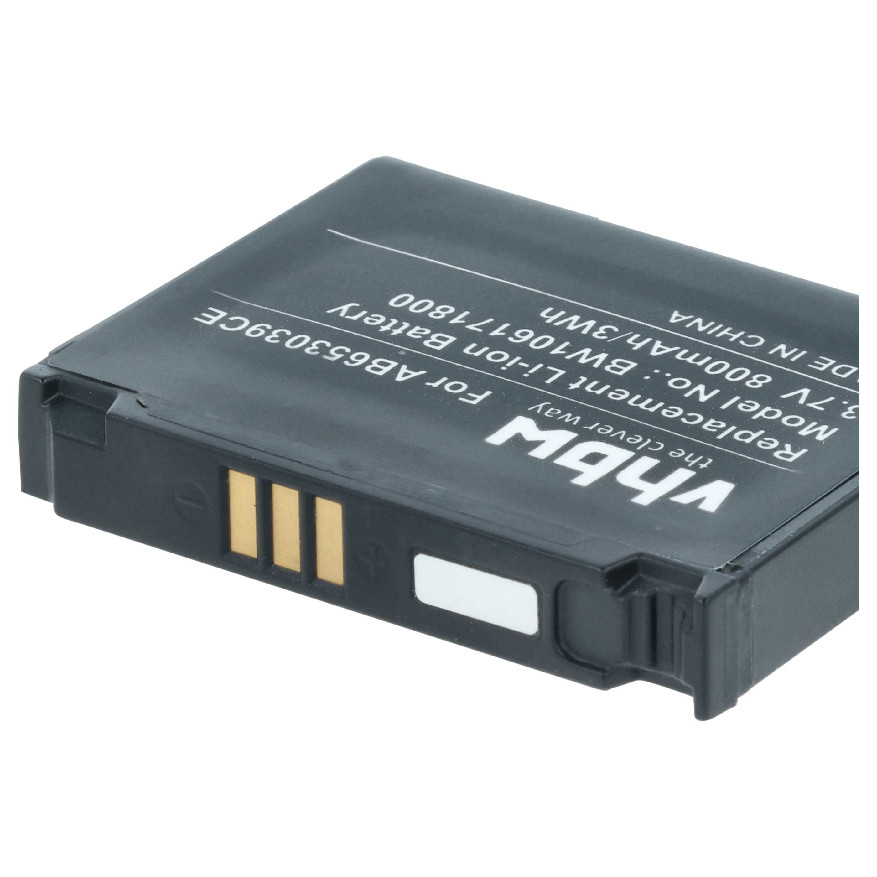 Akumulator do telefonu smartfona zamiennik Samsung AB653039CEC, AB653039CE, AB653039CC - 800 mAh 3,7 V Li-Ion