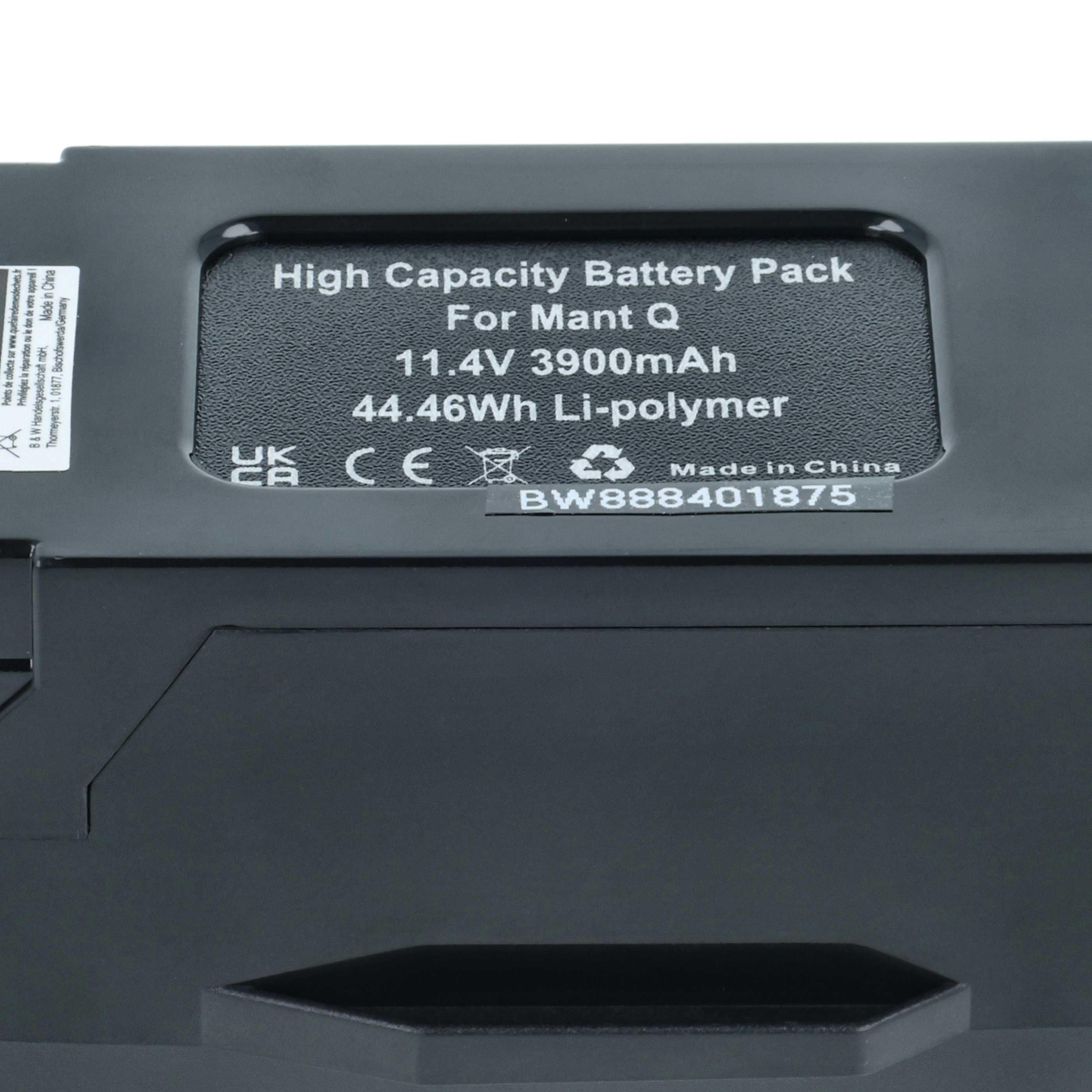 2x Batteries remplace Yuneec YUNB3S2800 pour drone Yuneec- 3900mAh 11,4V Li-polymère