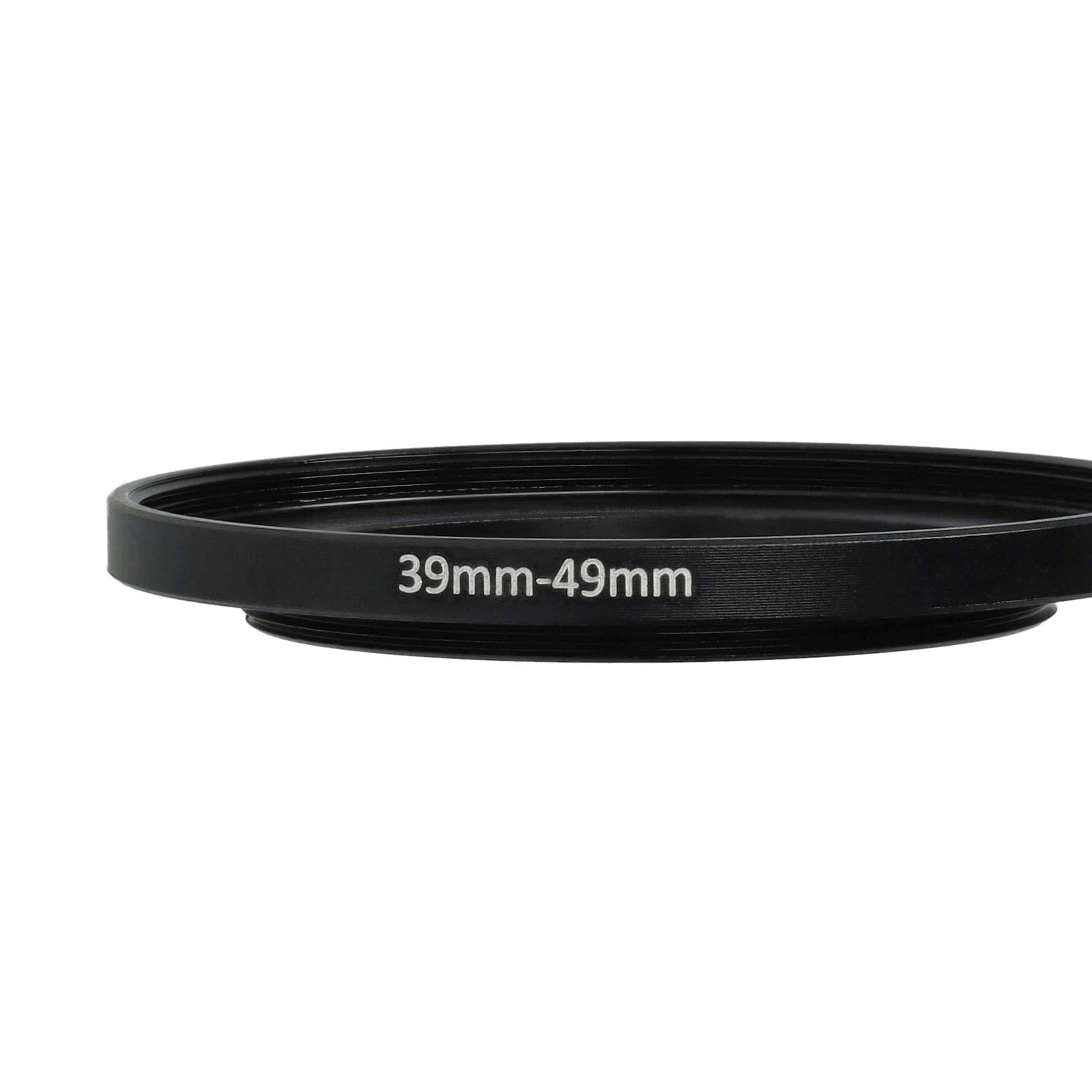 Bague Step-up 39 mm vers 49 mm pour divers objectifs d'appareil photo - Adaptateur filtre