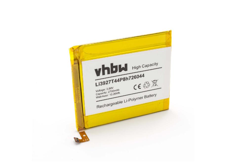 Akumulator do telefonu smartfona zamiennik ZTE Li3927T44P8h726044 - 2700 mAh 3,85 V LiPo