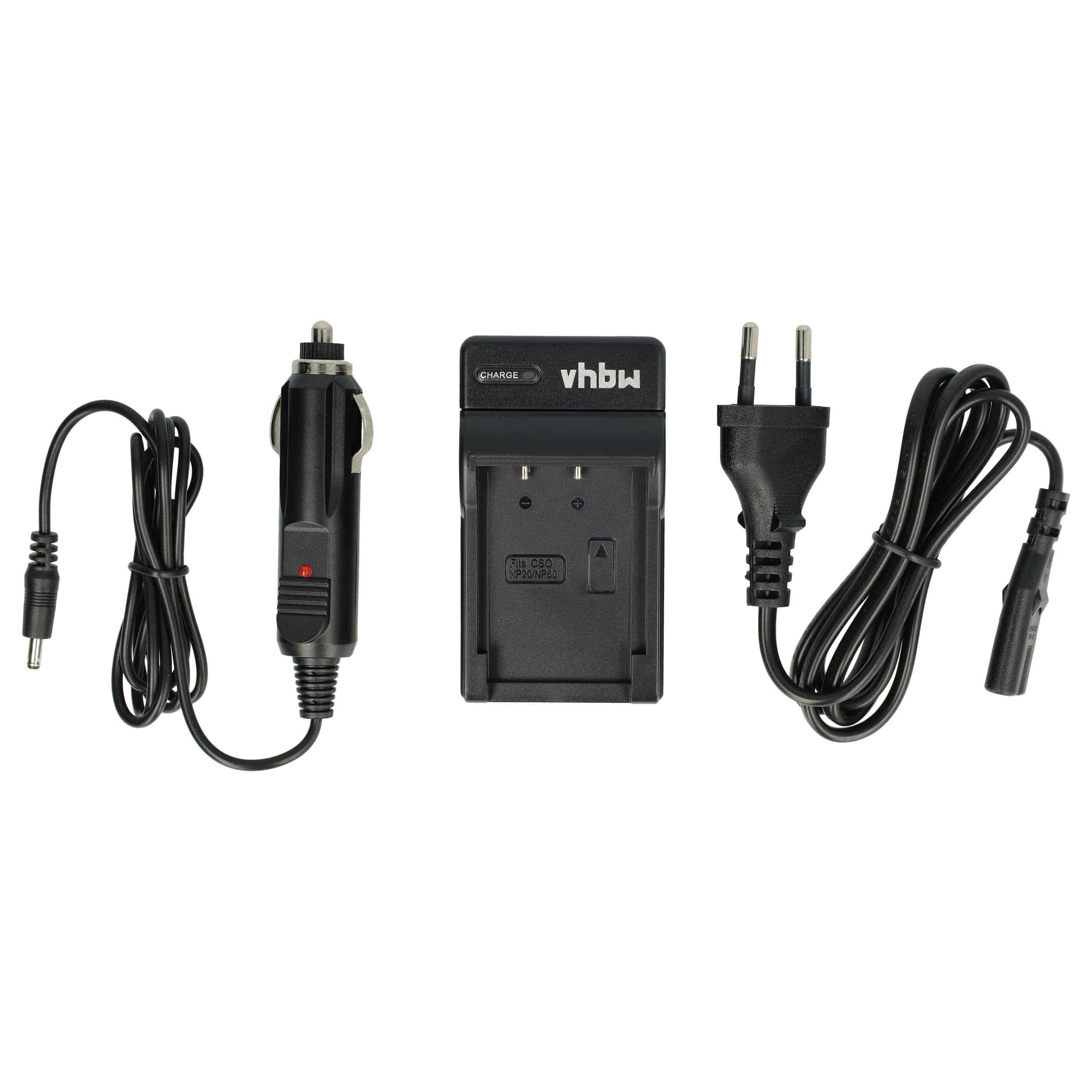 Battery Charger replaces Casio BC-60L for Casio Digital Camera - 0.6 A, 4.2 V
