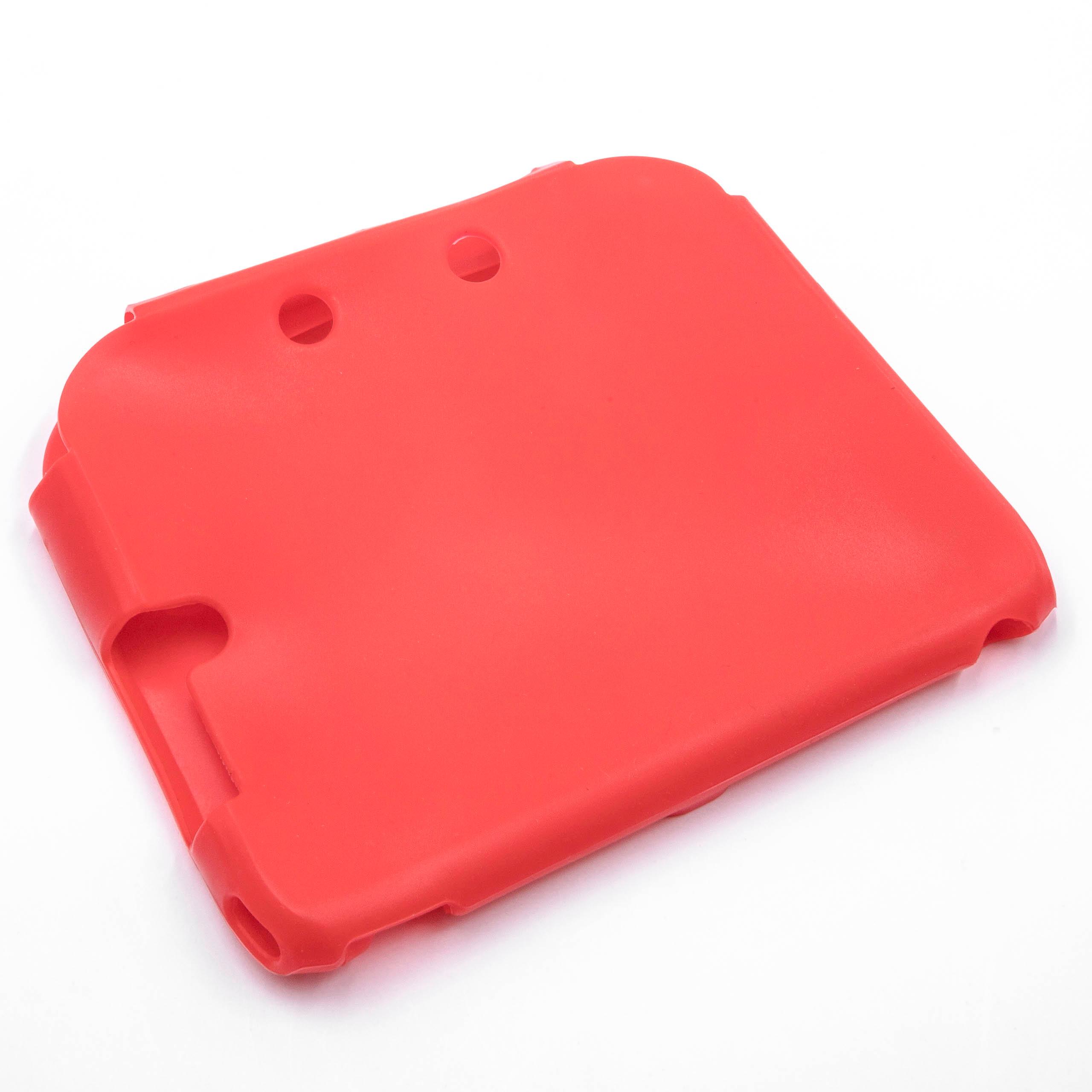 Cover suitable for Nintendo 2DS Gaming Console - Case, Silicone, Red