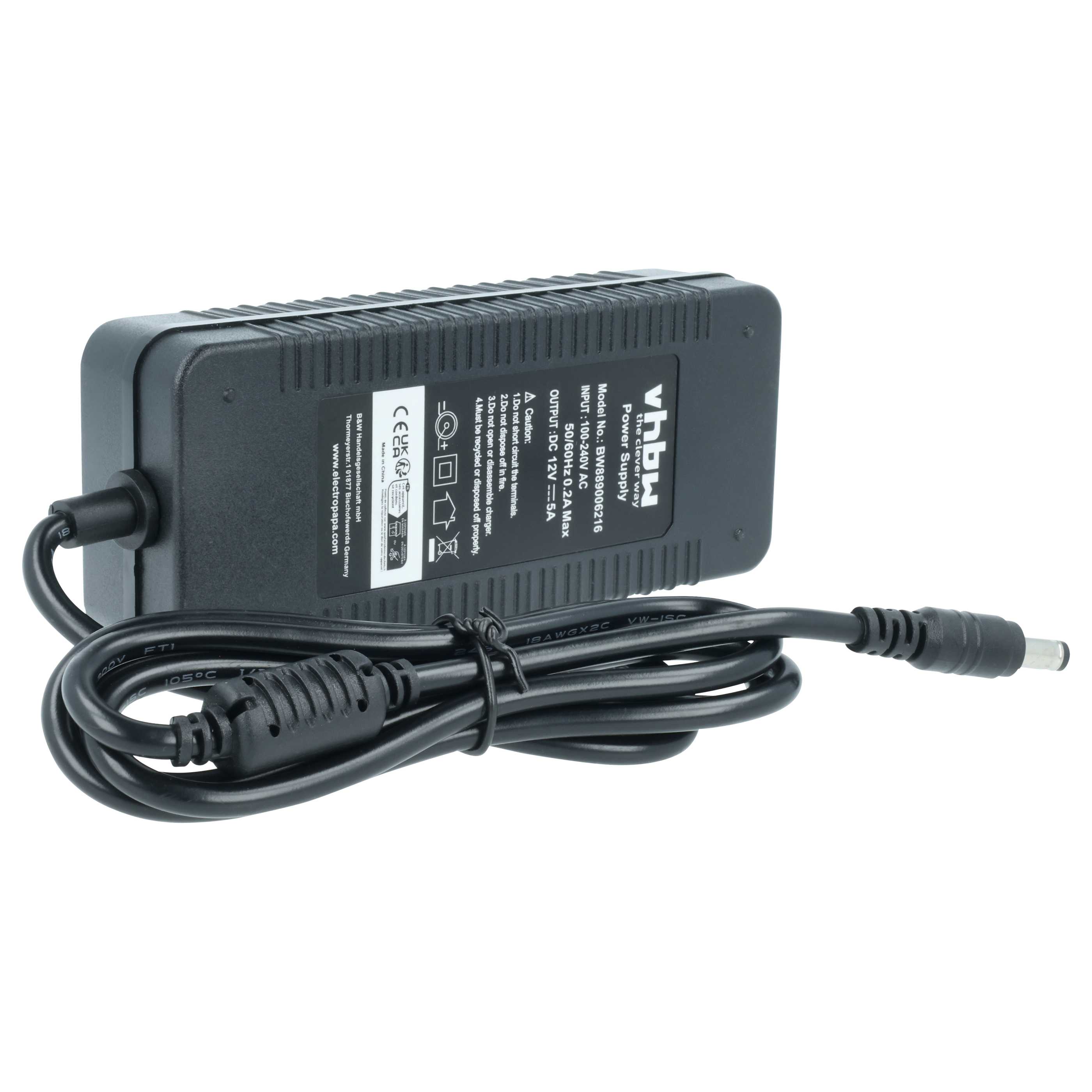 Zasilacz do głośnika Linksys, Teufel, Phicomm, Netgear - 12 V, 5 A