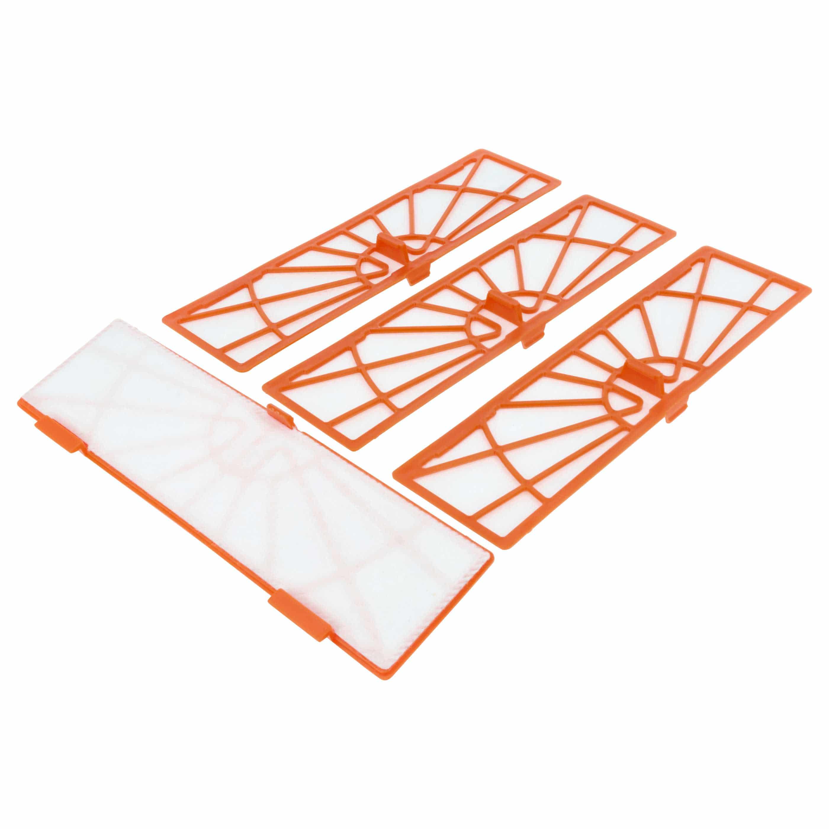 4x Filtres pour aspirateur robot Neato Botvac Connected, D3, D5 - Lot de filtres à poussières