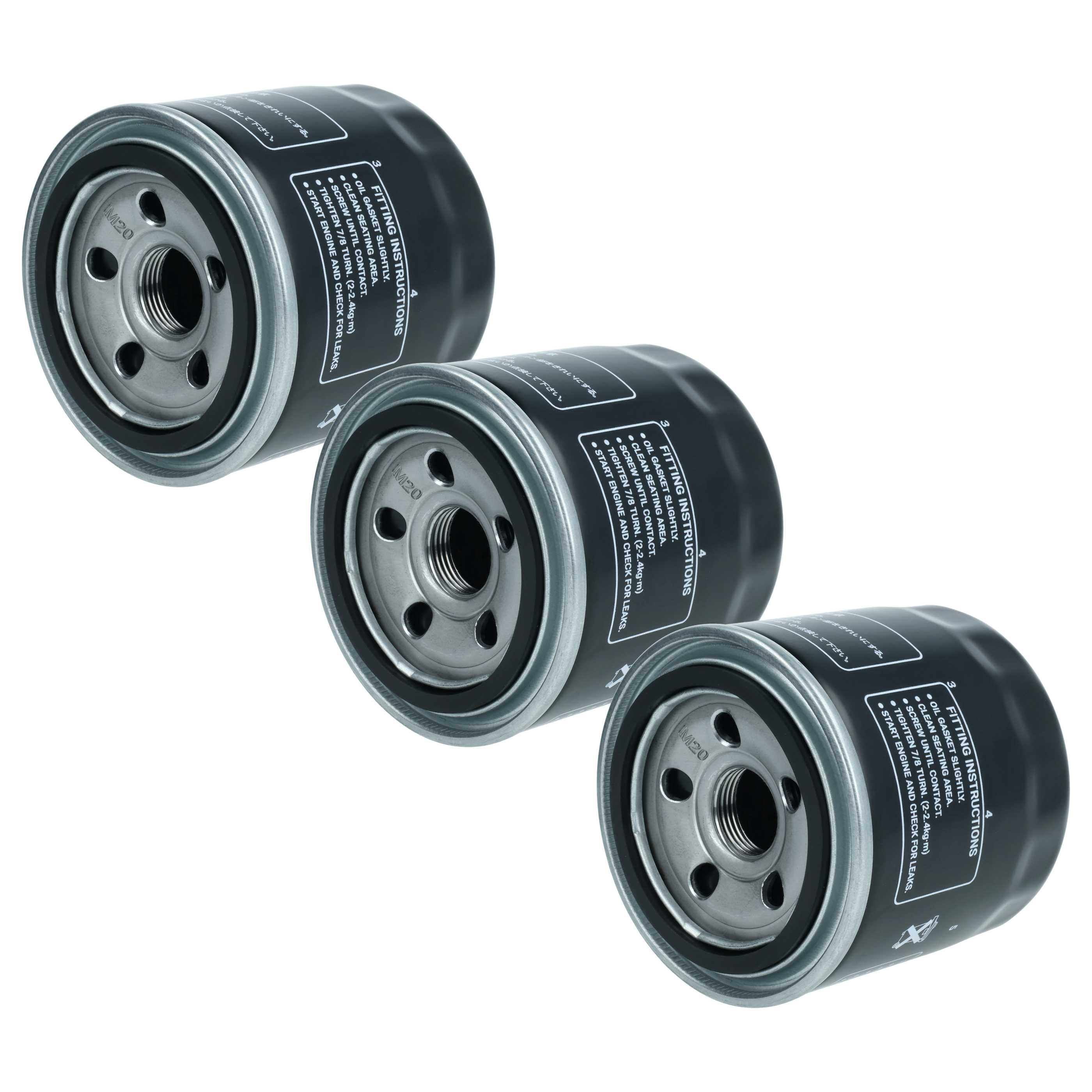 3x KFZ-Ölfilter als Ersatz für John Deere AM101378, AM100750 - Ersatzfilter