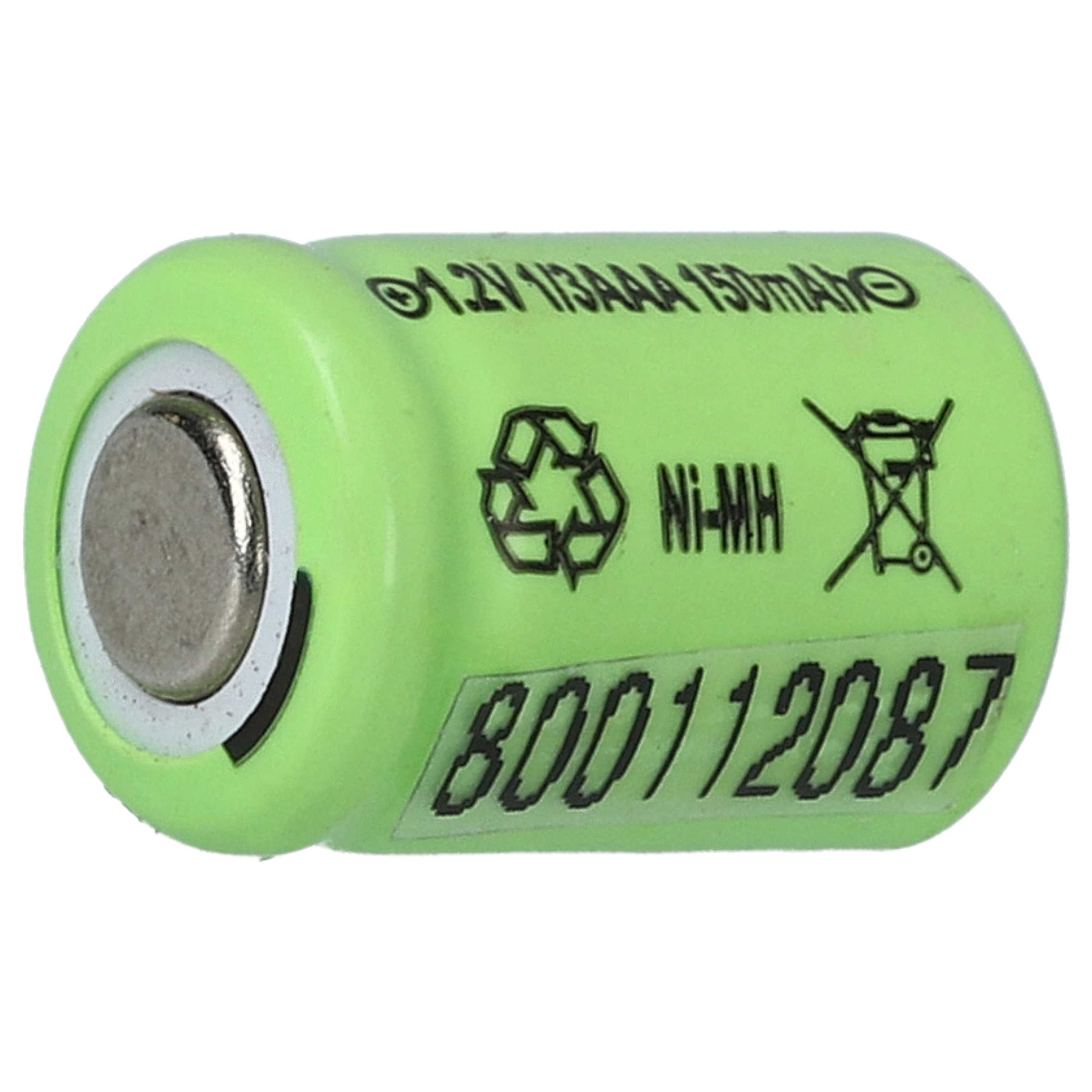 Batteria per modellini RC sostituisce 1/3AAA - 150mAh 1,2V NiMH