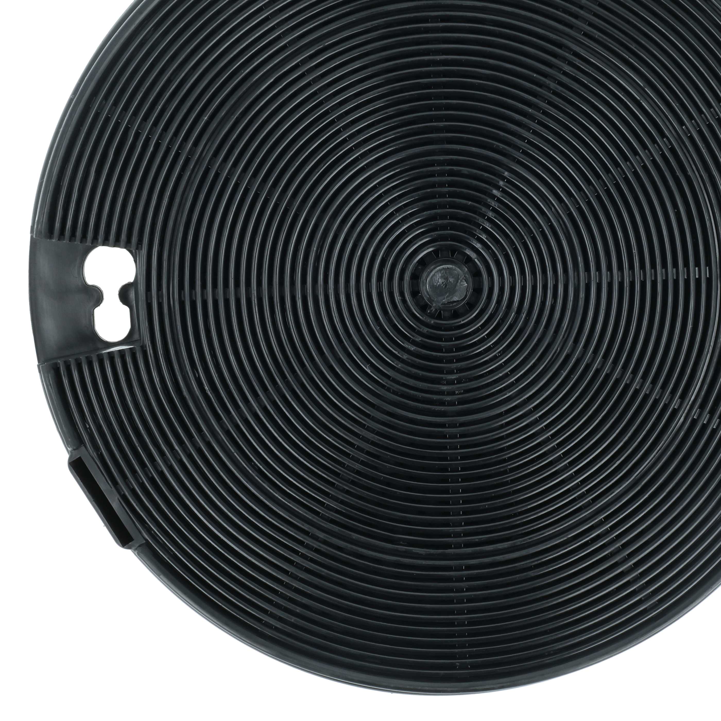 4x Filtres à charbon actif remplace AEG/Electrolux 5028203400, 9029793586, 5029065200 pour hotte Bauknecht