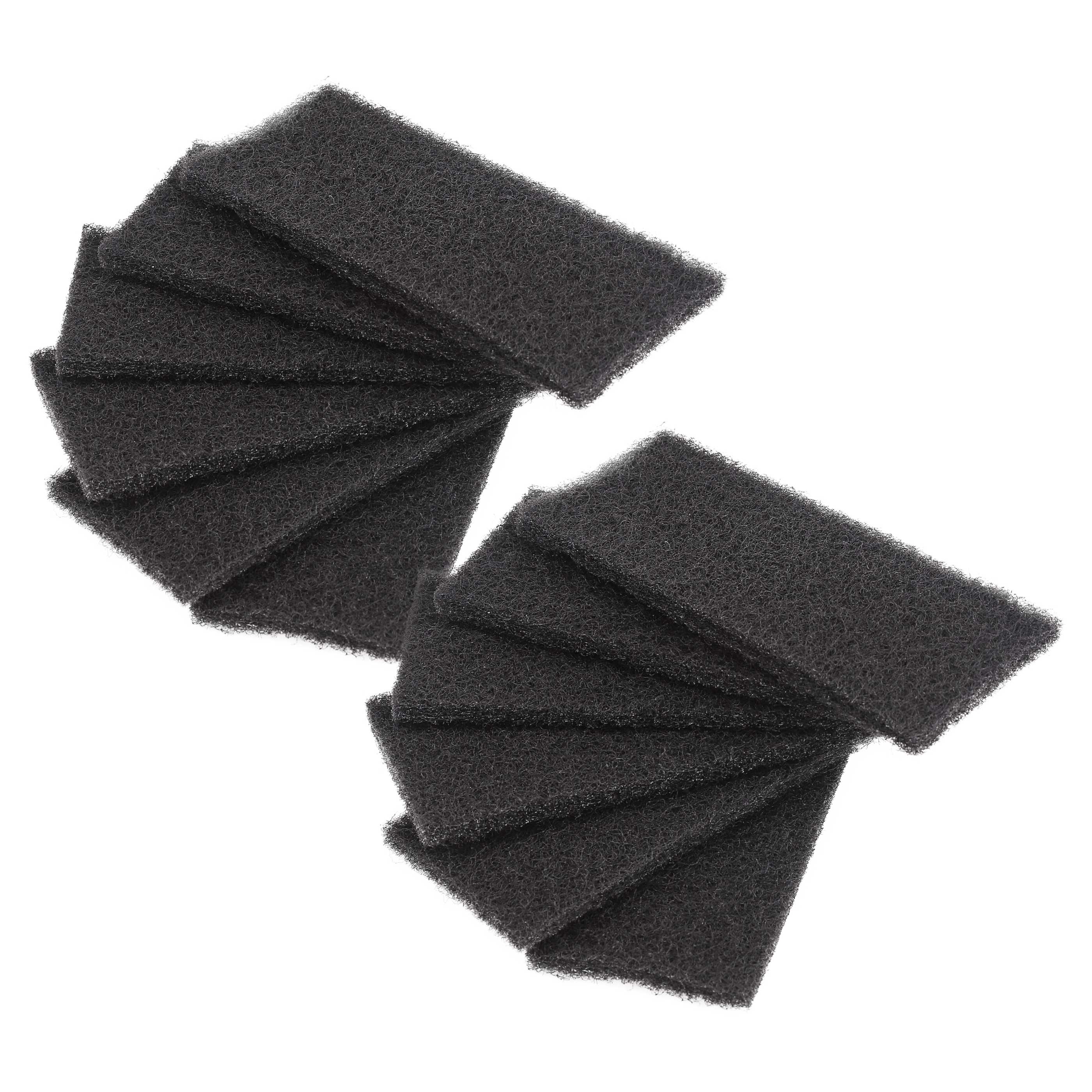 12x Aktivkohlefilter als Ersatz für Franke 1330038254 für Franke Mülleimer, Abfalleimer - 6,5 x 15,5 x 1,5 cm