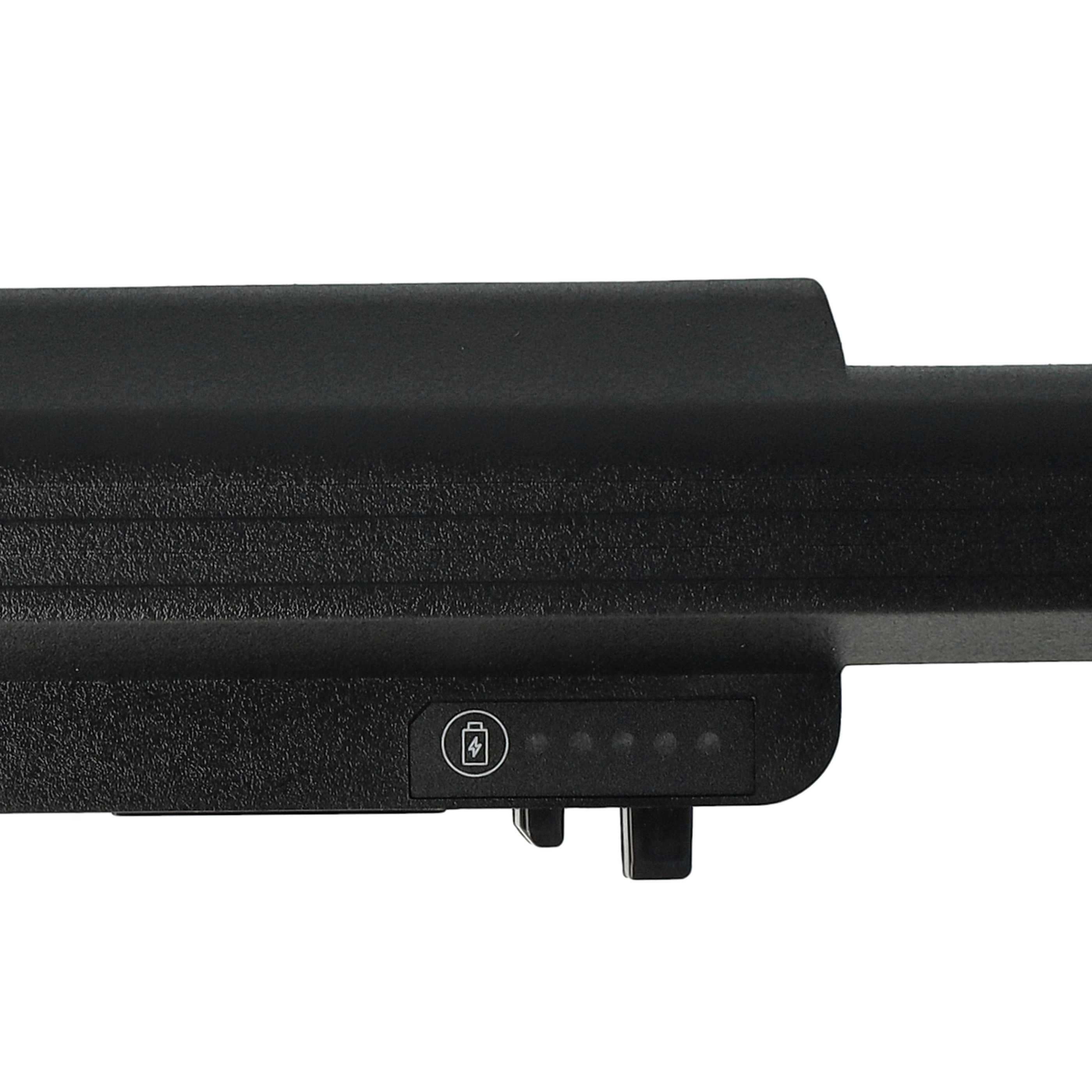 Batería reemplaza Dell 312-0196, 0W077P, A3582354, 312-0186 para notebook Dell - 6600 mAh 11,1 V Li-Ion negro