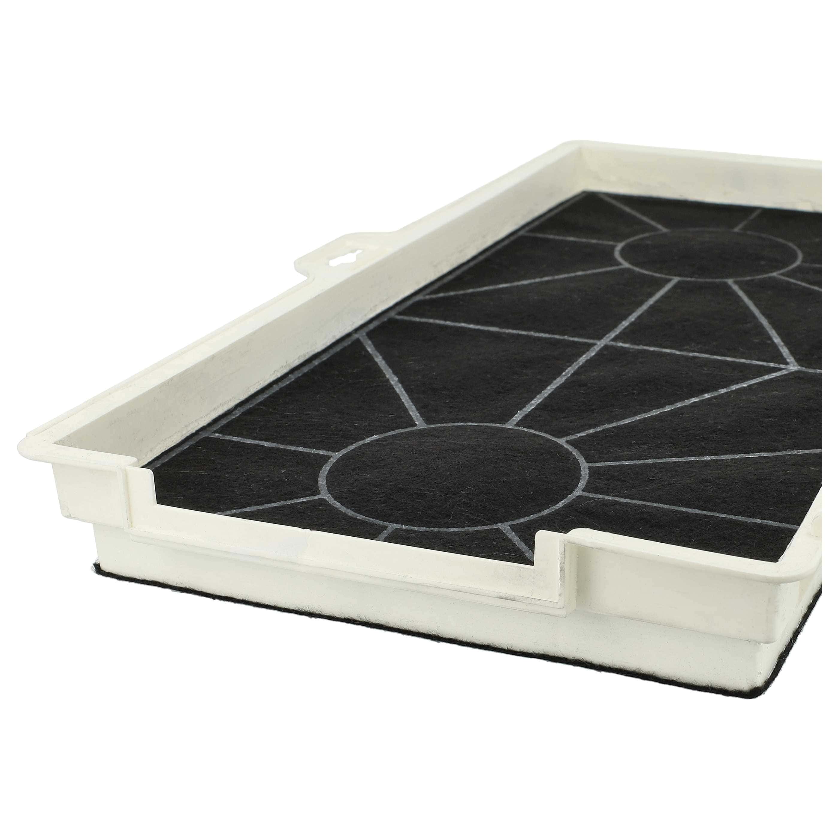 4x Filtres à charbon actif remplace Balay 461422 / 00461422 pour hotte Bosch + bague de fixation