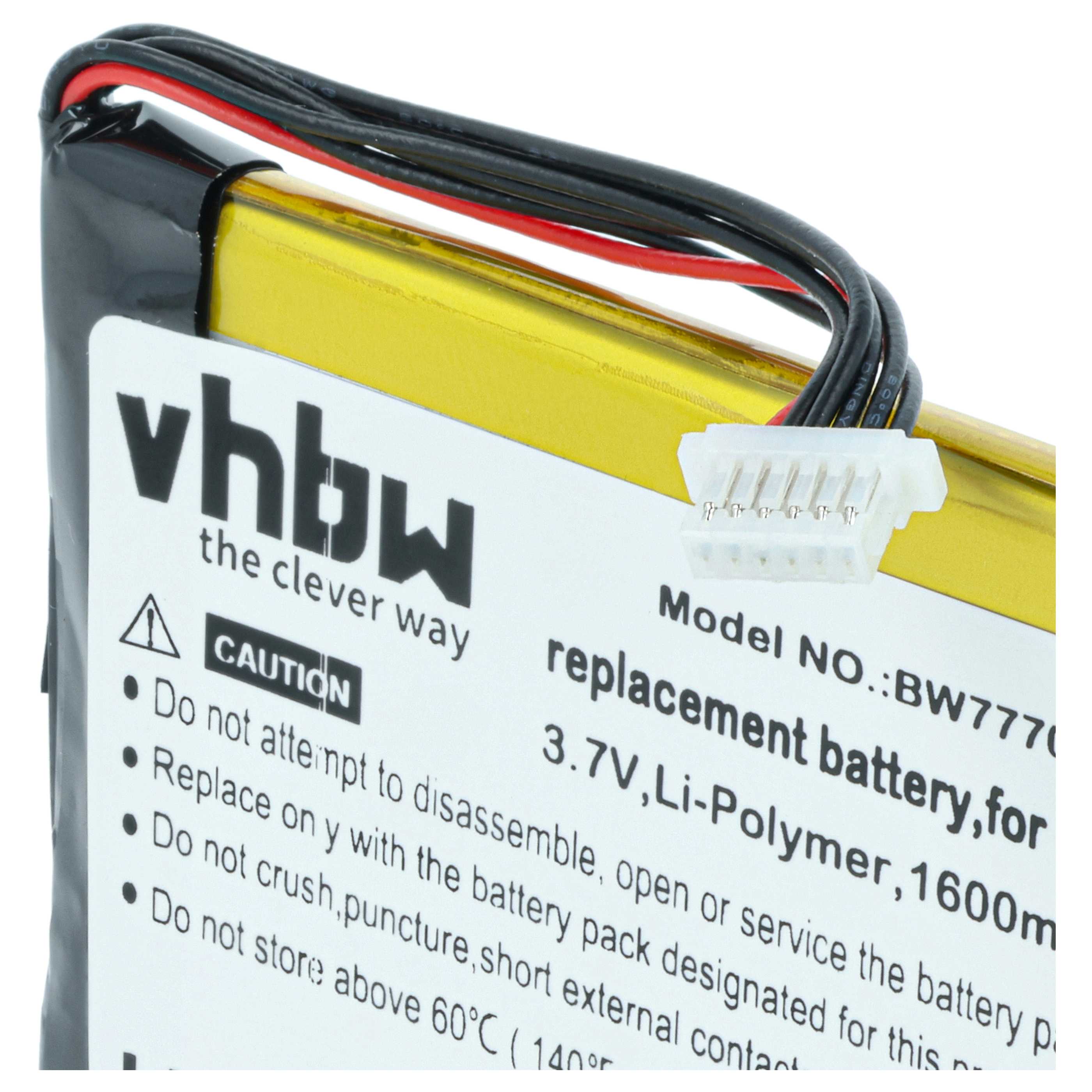 Batterie remplace Asus 029521-83159-7, B521103 téléphone portable Asus - 1500mAh 3,7V Li-polymère