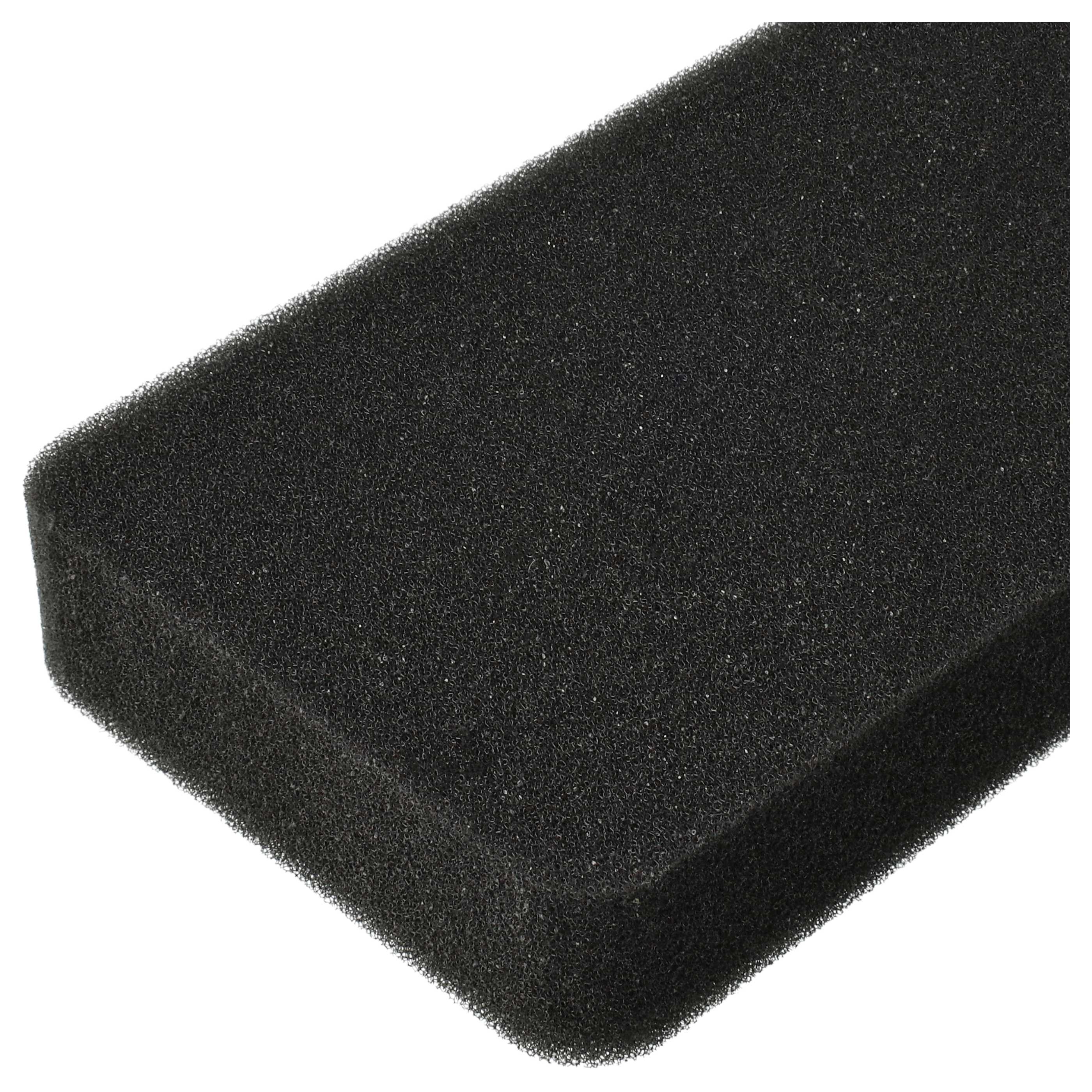 3x Filterfoam filter replaces Rowenta RS-RT3184 for Rowenta Vacuum Cleaner