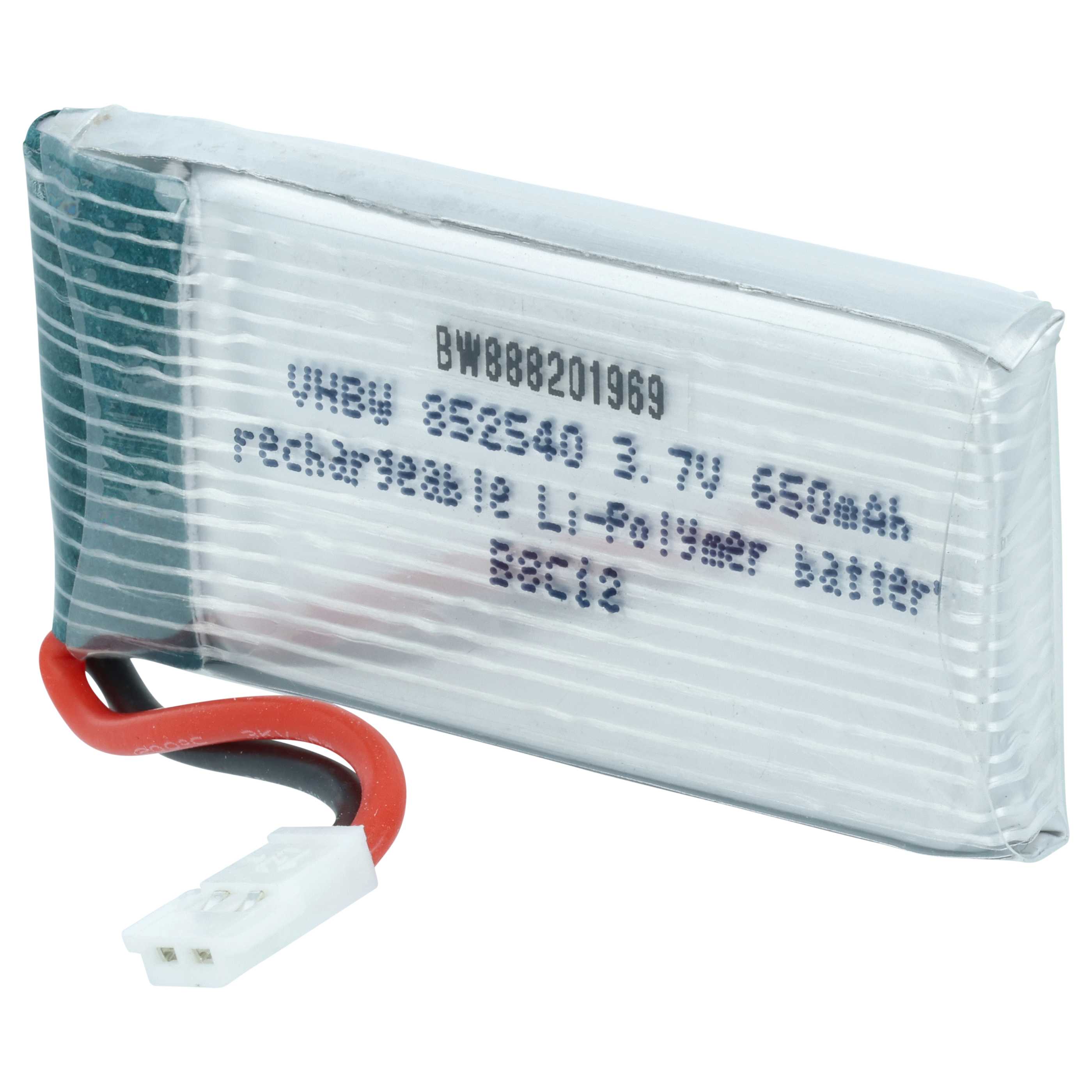 Batterie remplace Hubsan H107C-A24 pour drone Wltoys- 650mAh 3,7V Li-polymère
