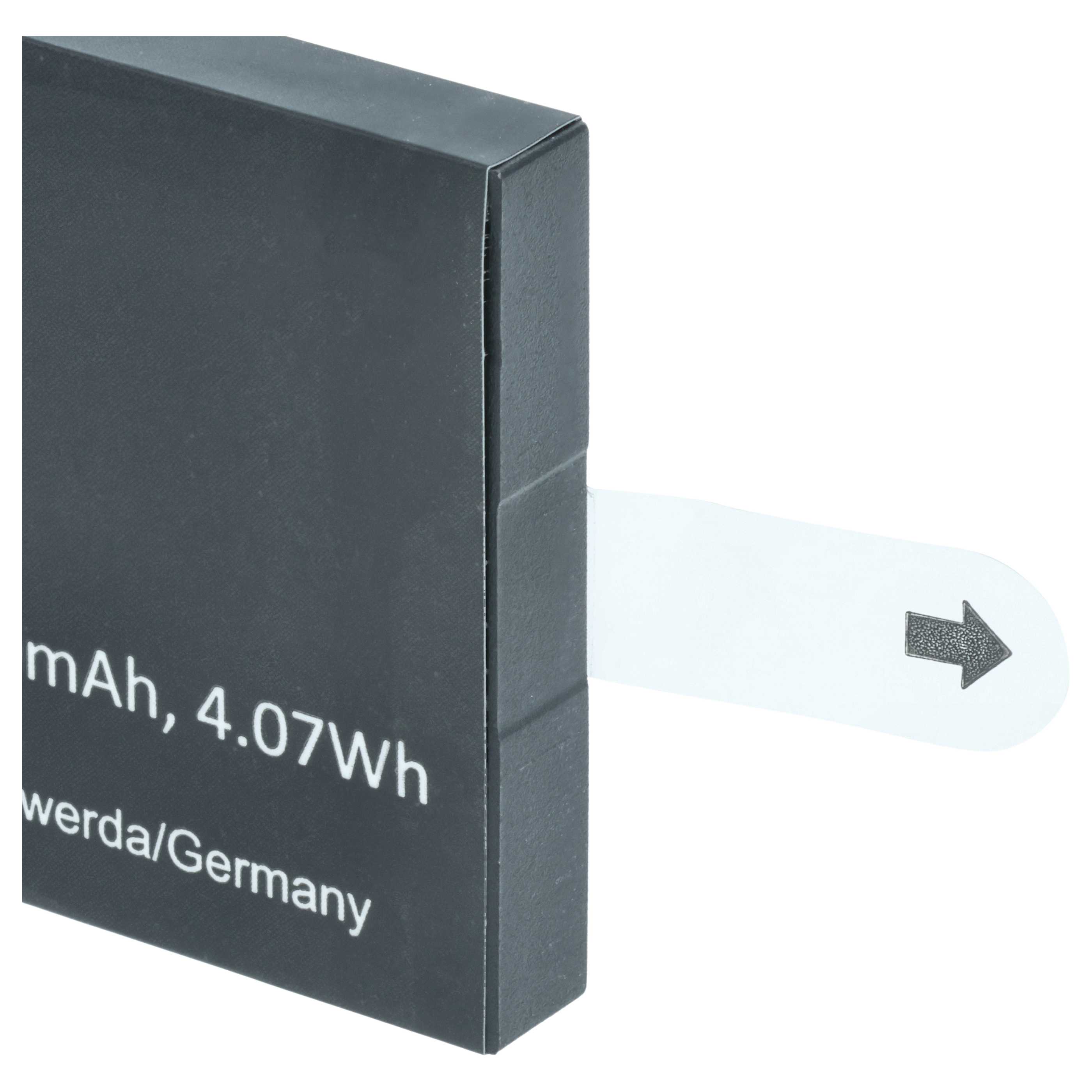 2x Batería reemplaza Datalogic 11300794, 3H21-00000370 para escáner código de barras (1100 mAh, 3,7 V, Li-Ion)