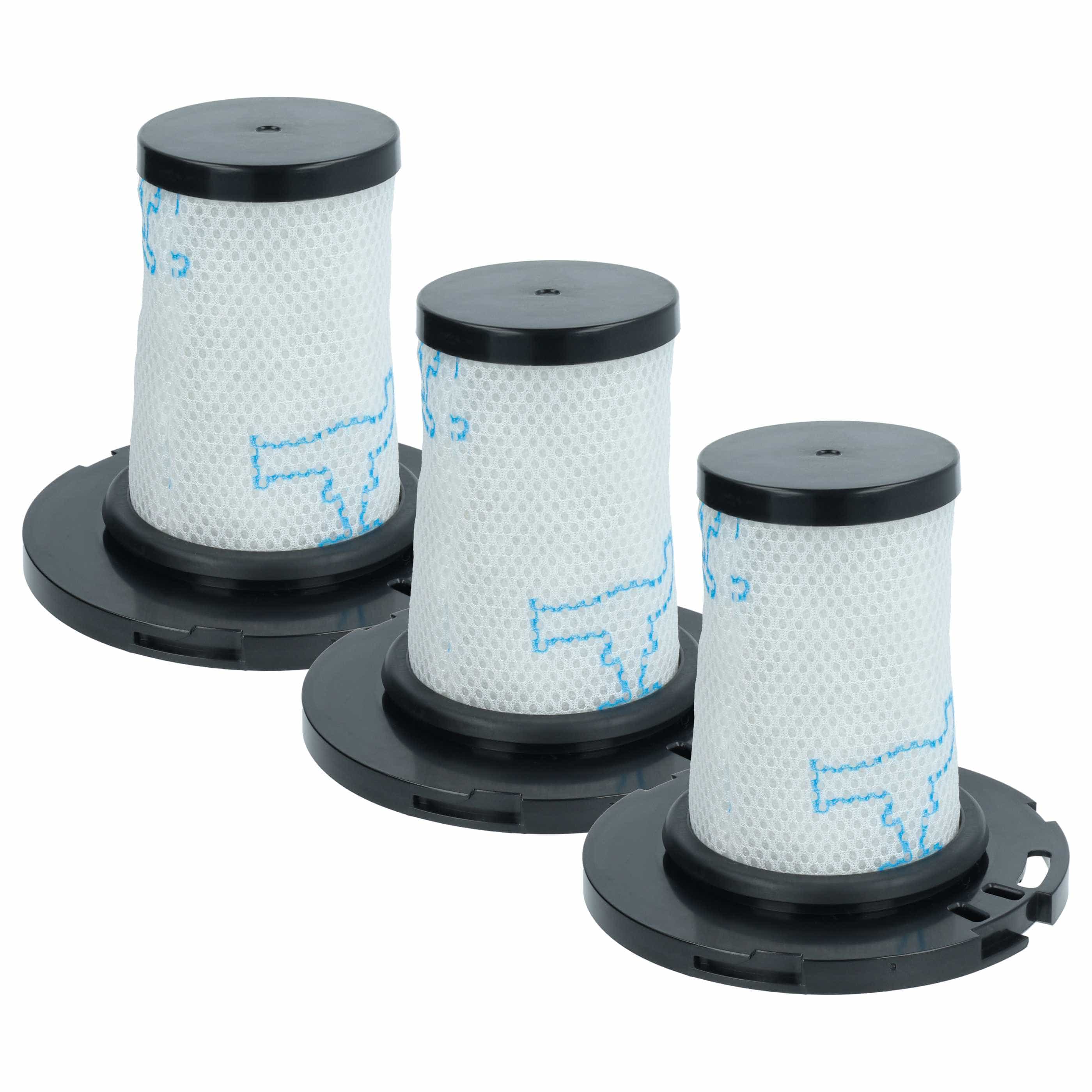 3x separator filter replaces Rowenta ZR009007 for Tefal Vacuum Cleaner, 10.1 x 11.8 cm