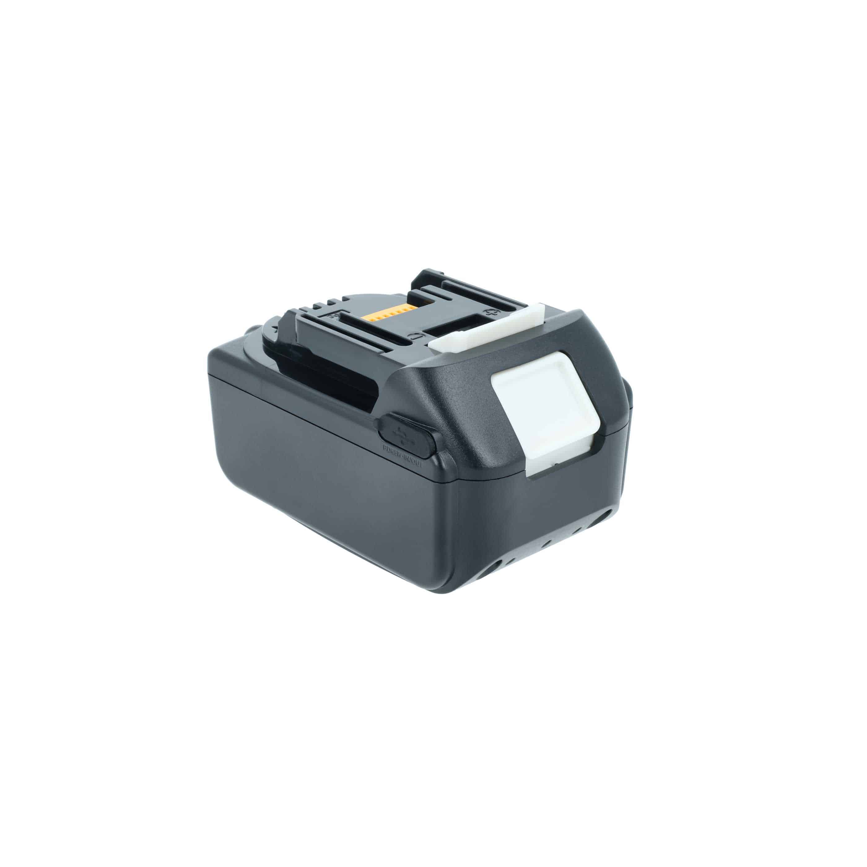 Batería para herramienta reemplaza Makita BL1860B - 5000 mAh, 18 V, Li-Ion