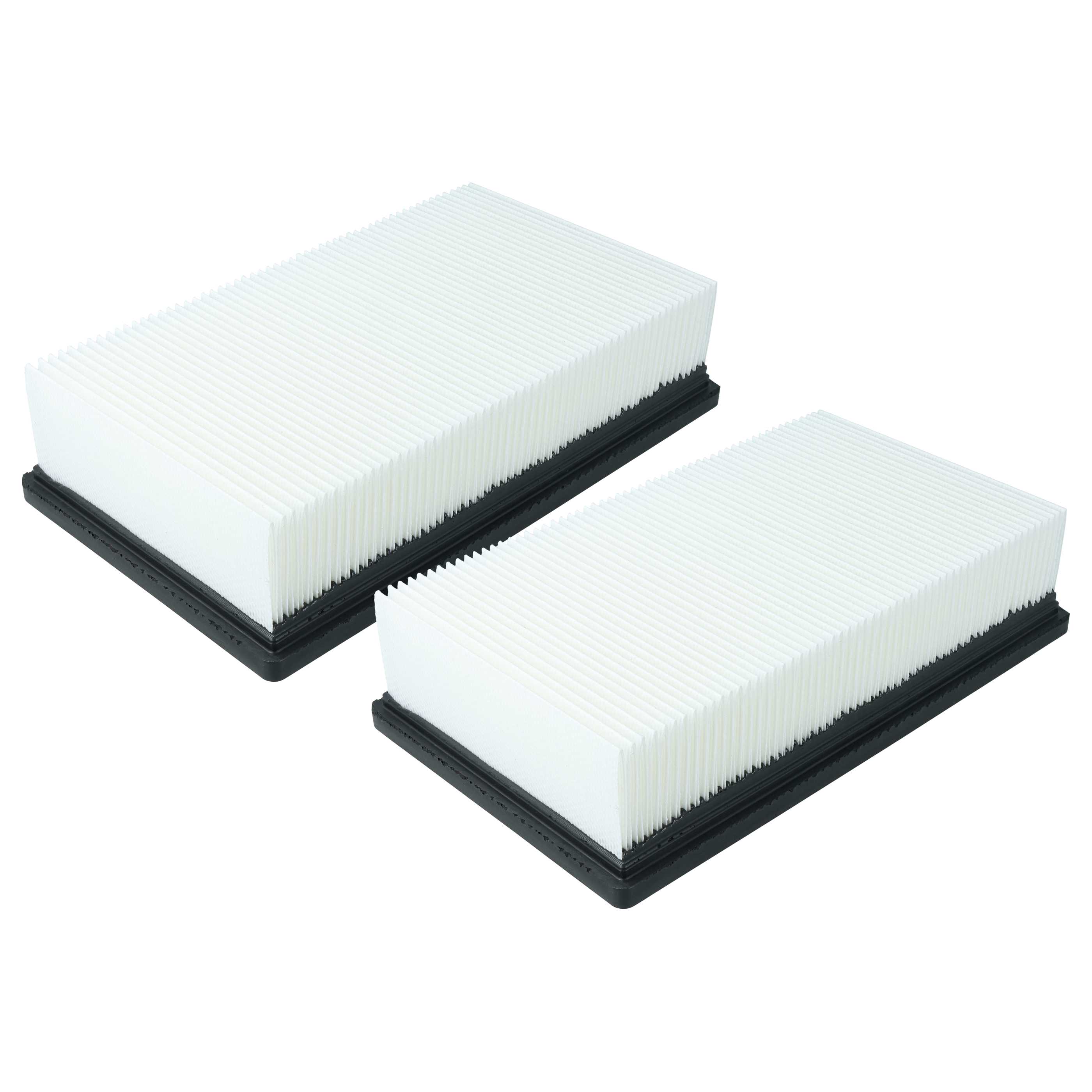 2x Filtro reemplaza Kärcher 6.907-662.0, 6.904-190.0, 6.904-360.0 para aspiradora filtro