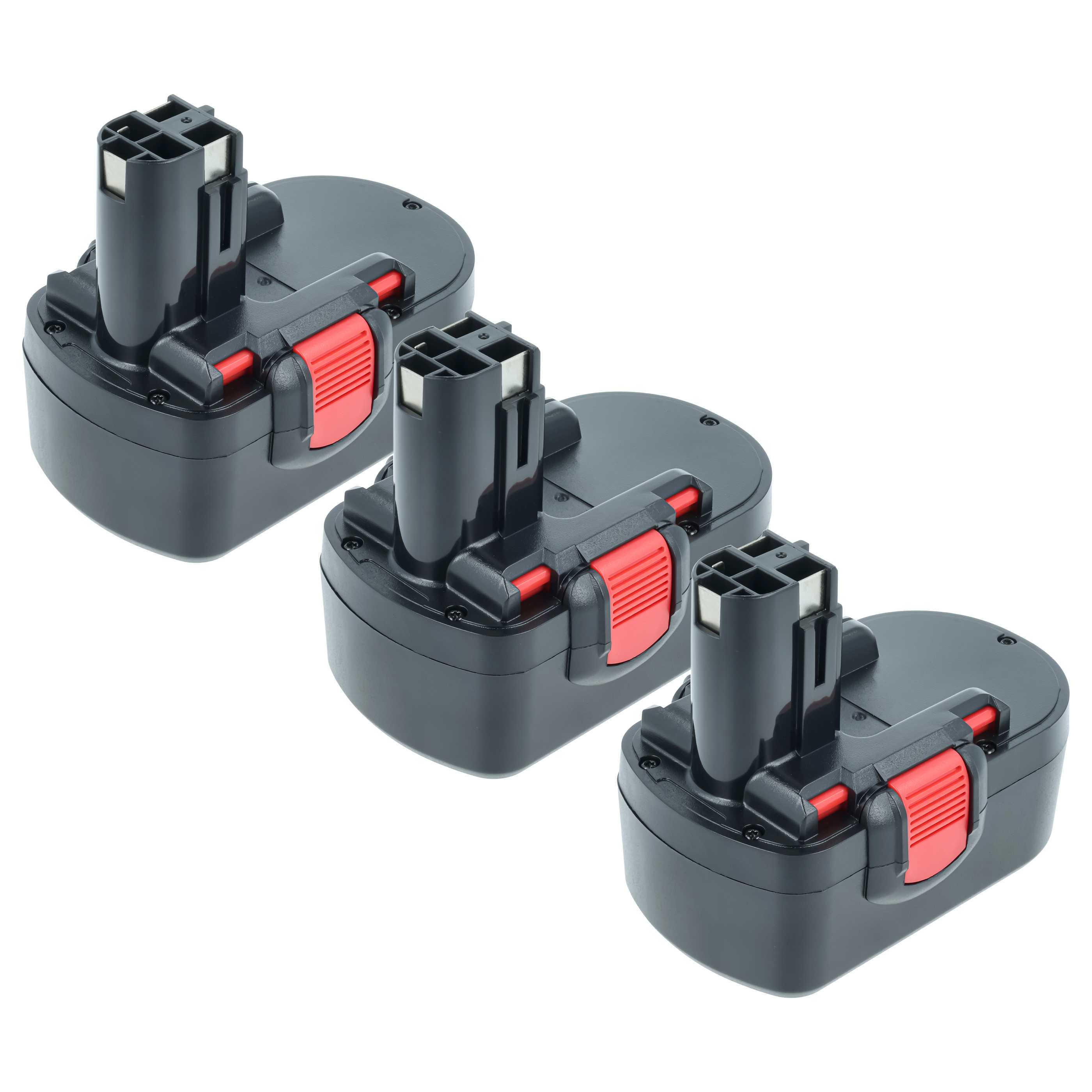 3x Batteria sostituisce Bosch 2 607 335 278, 2 607 335 266, 2 607 335 536 per attrezzo - 2000mAh 18V NiMH