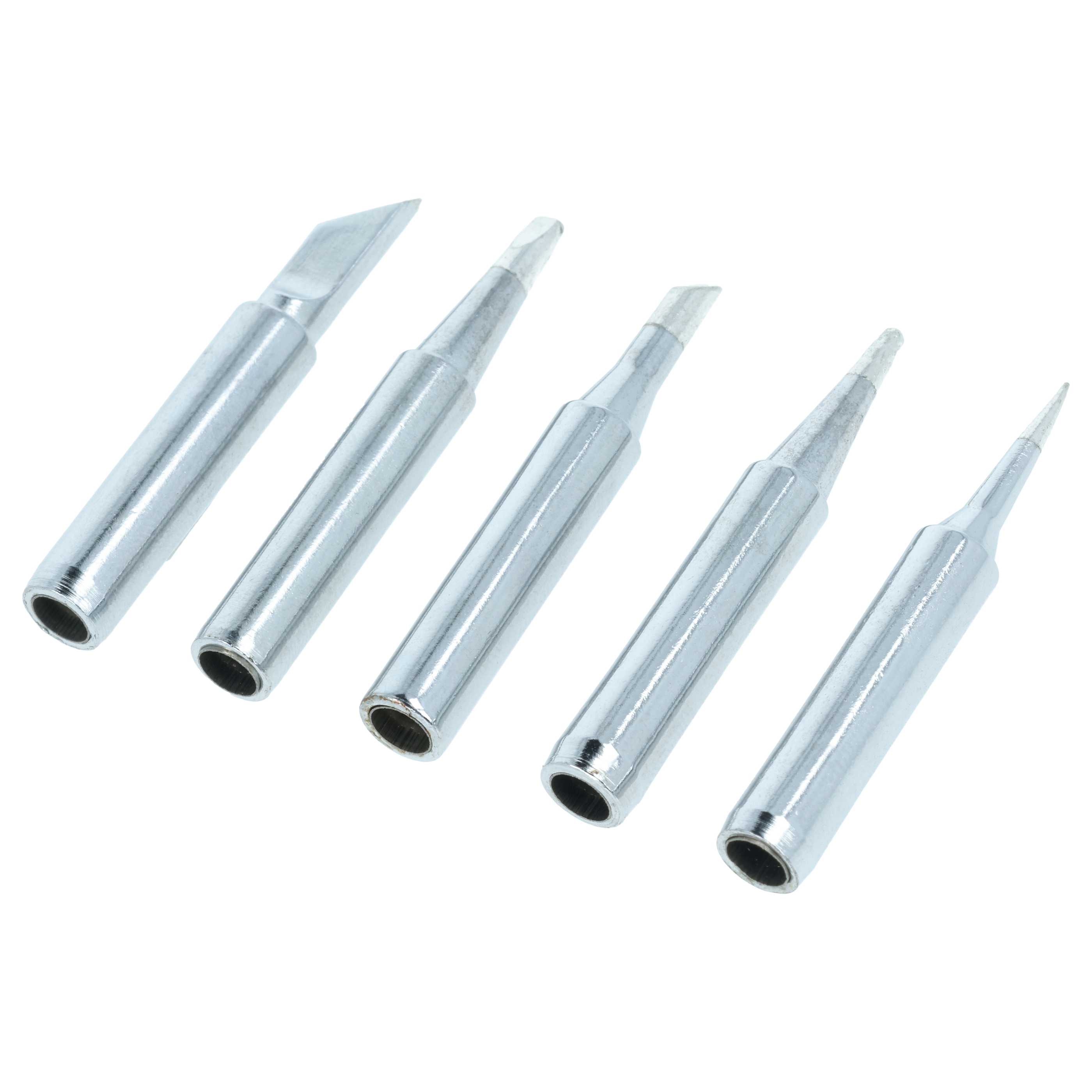 5x punte per saldatore Radio Shack, Hakko, Aoyue, Atten - 900M-T / 900M set, rame / ferro