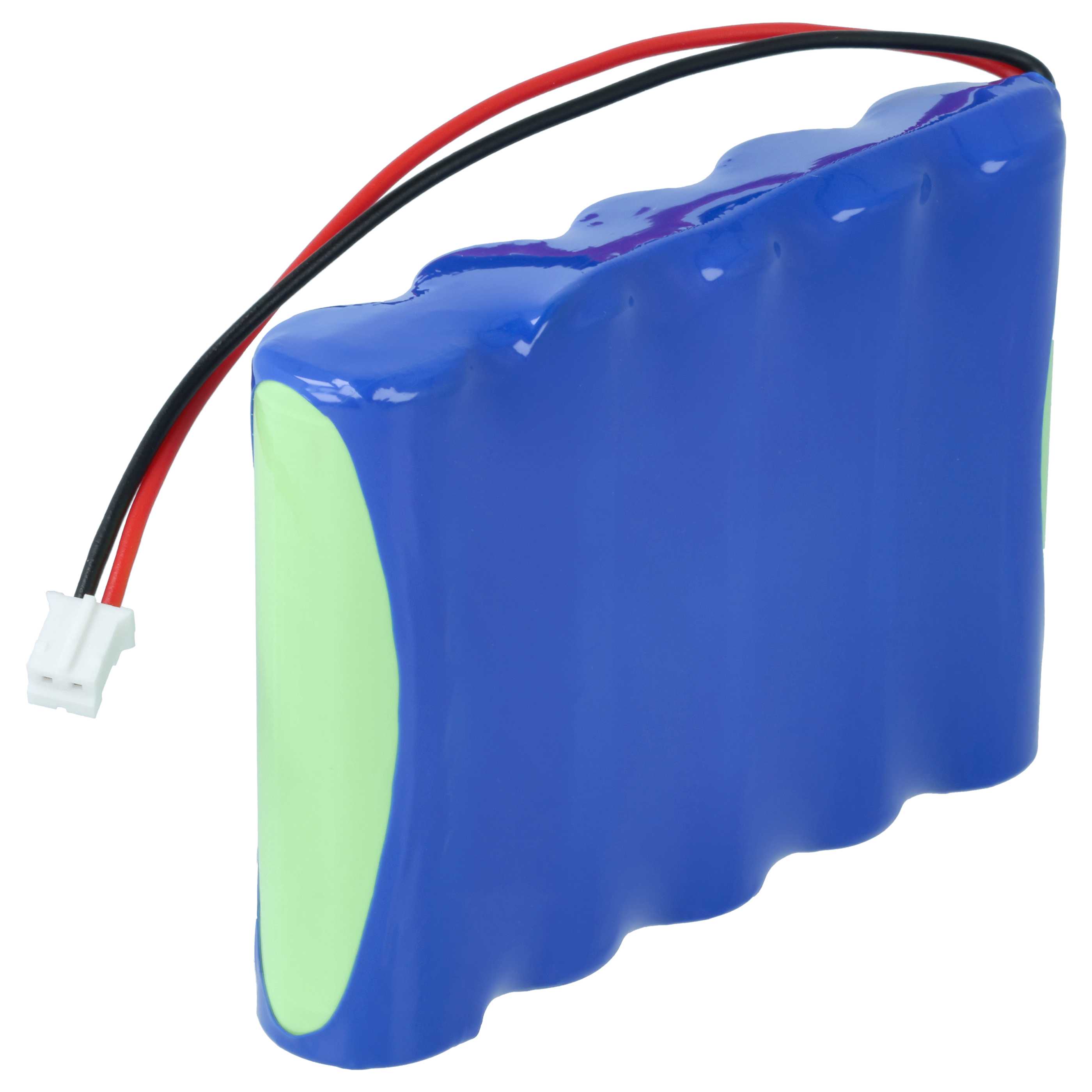 Batería reemplaza VDW GP210AAHCB5BMXZ para tecnología médica (2000 mAh, 6 V, NiMH)