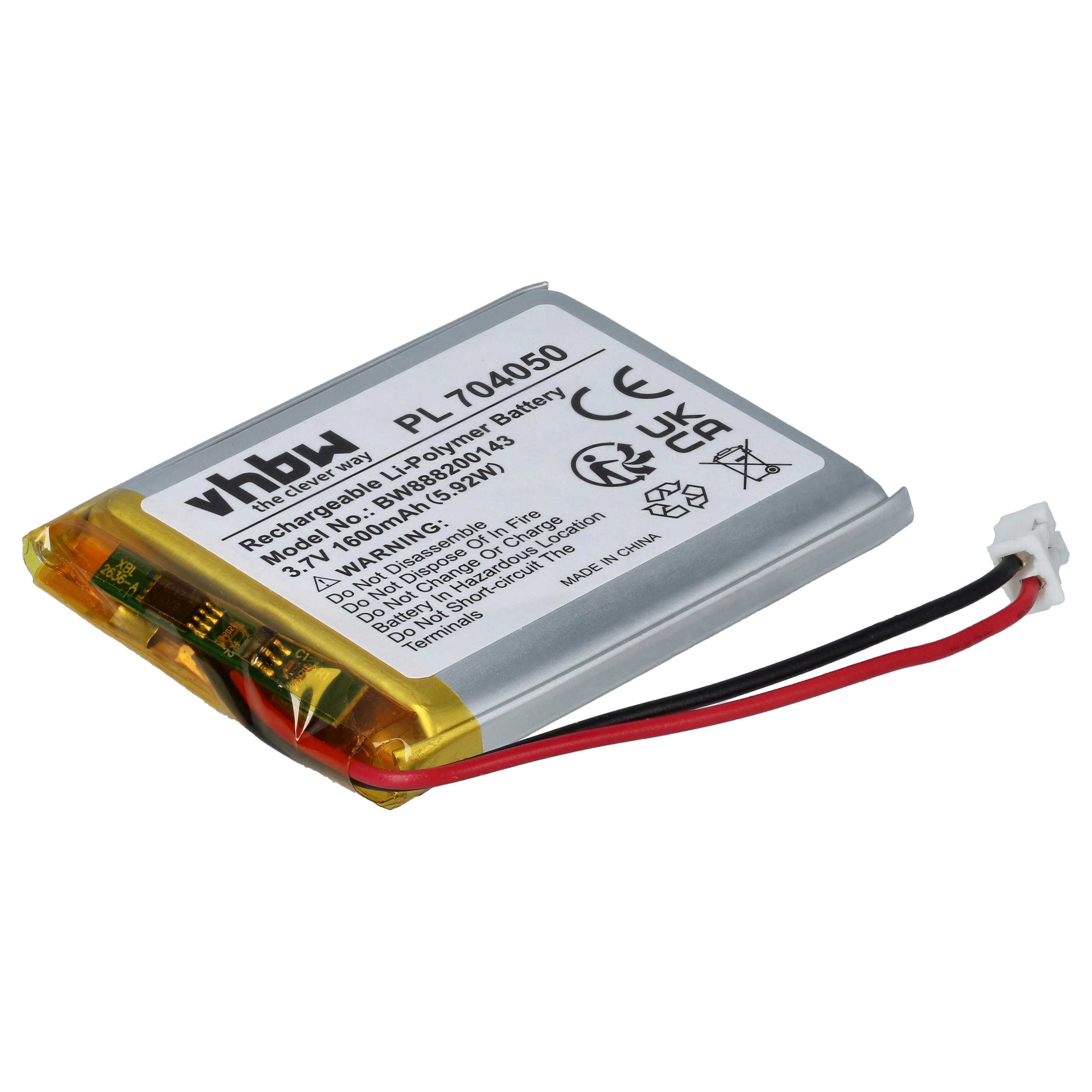 Akumulator zamiennik Fatboy PN704050 - 1600 mAh 3,7 V LiPo