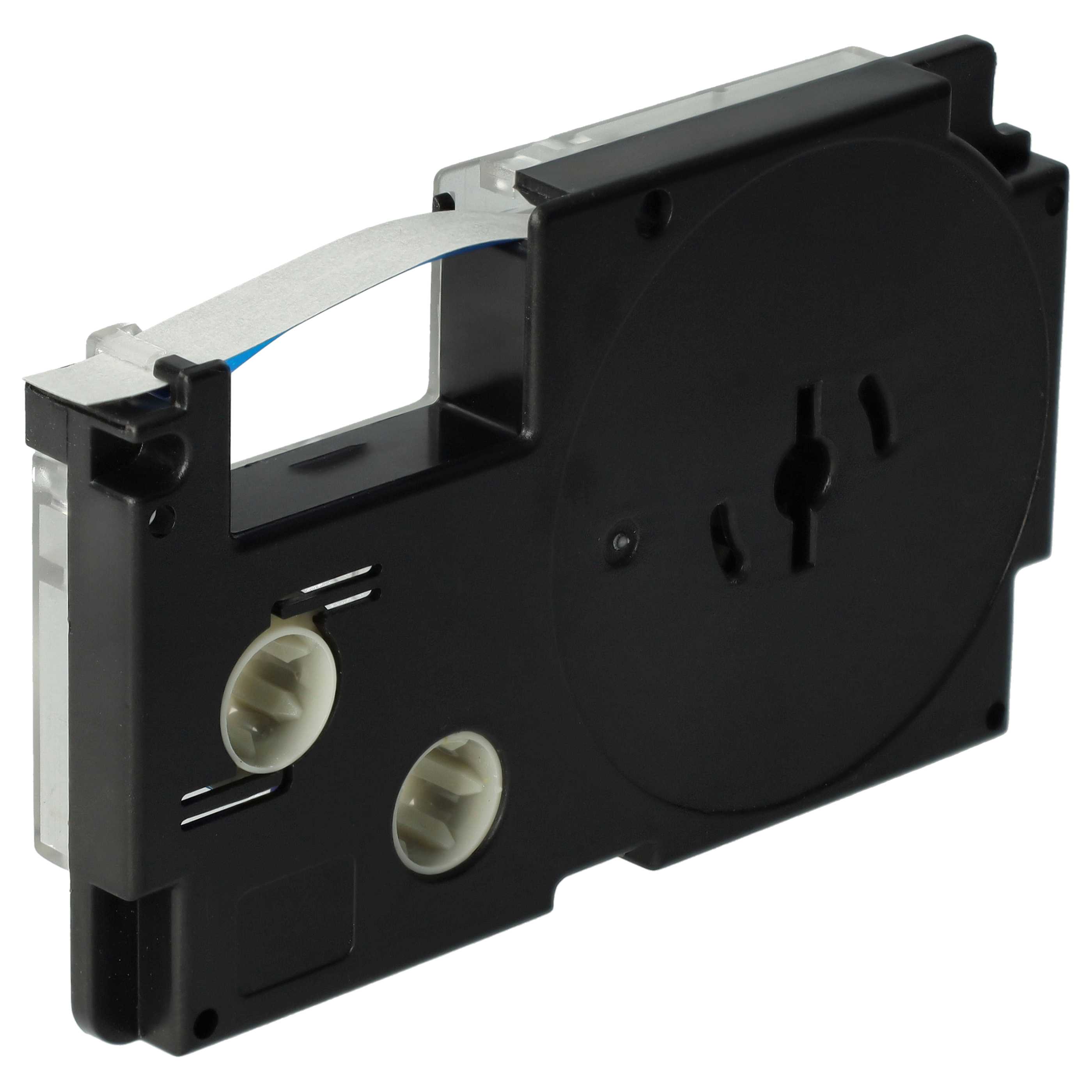 Label Tape replaces Casio XR-6WEB1, XR-6WEB - 6 mm Blue to White