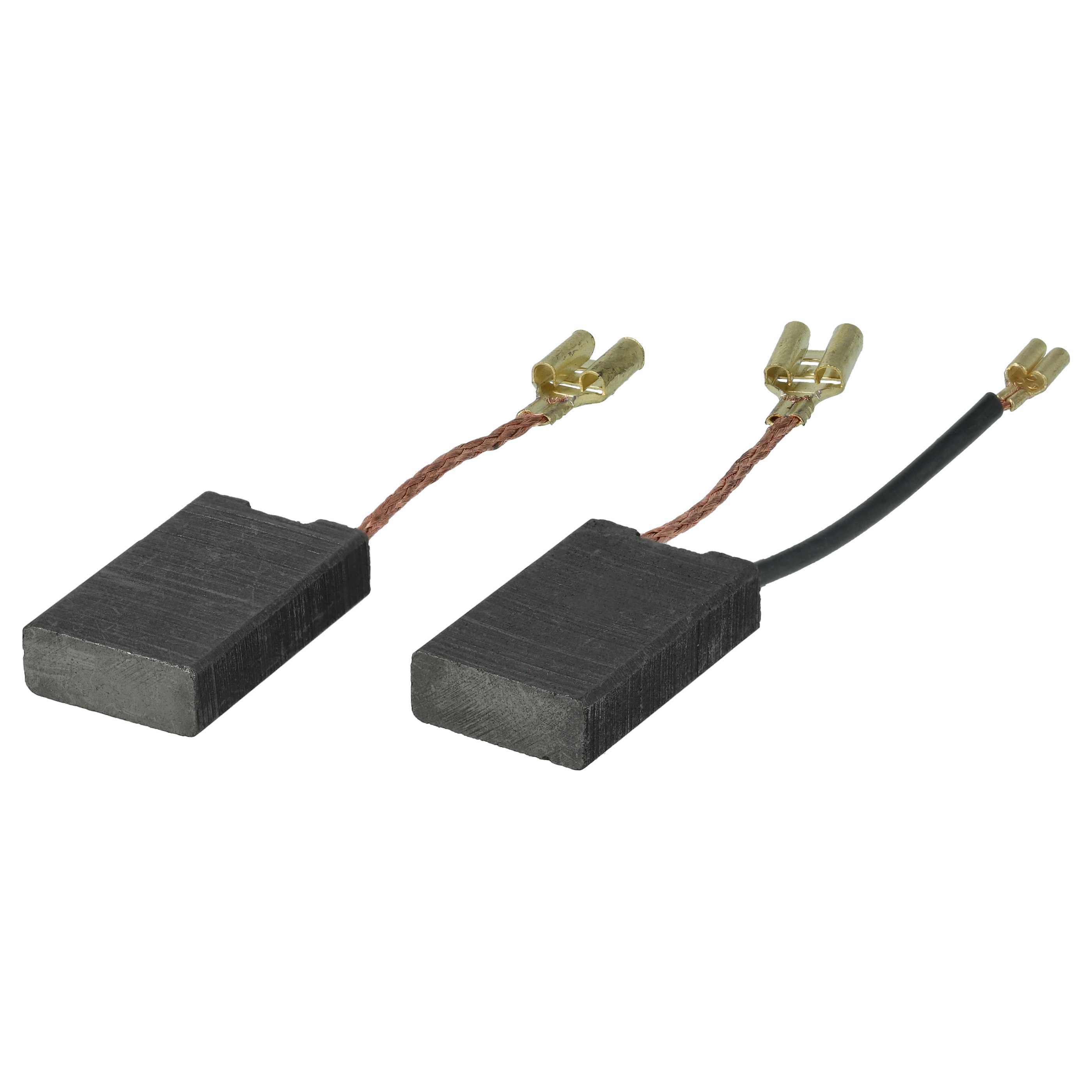 2x Szczotka węglowa zam. Bosch 1617000750 + płaska wsuwka, 6,2 x 15,9 x 26,1 mm