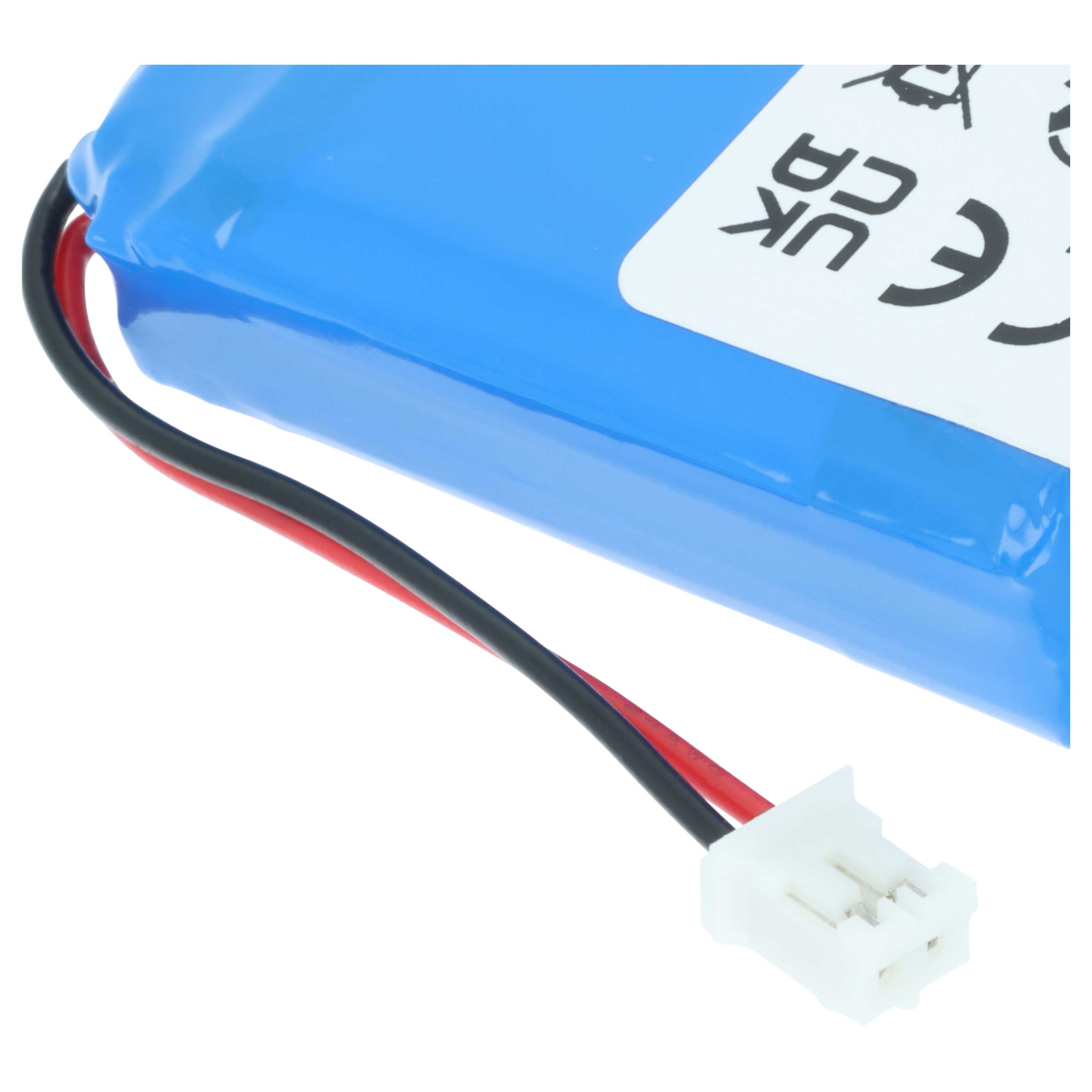 Batería reemplaza Chuango UPS-A890 para instalación alarma - 600 mAh 7,4 V Li-poli