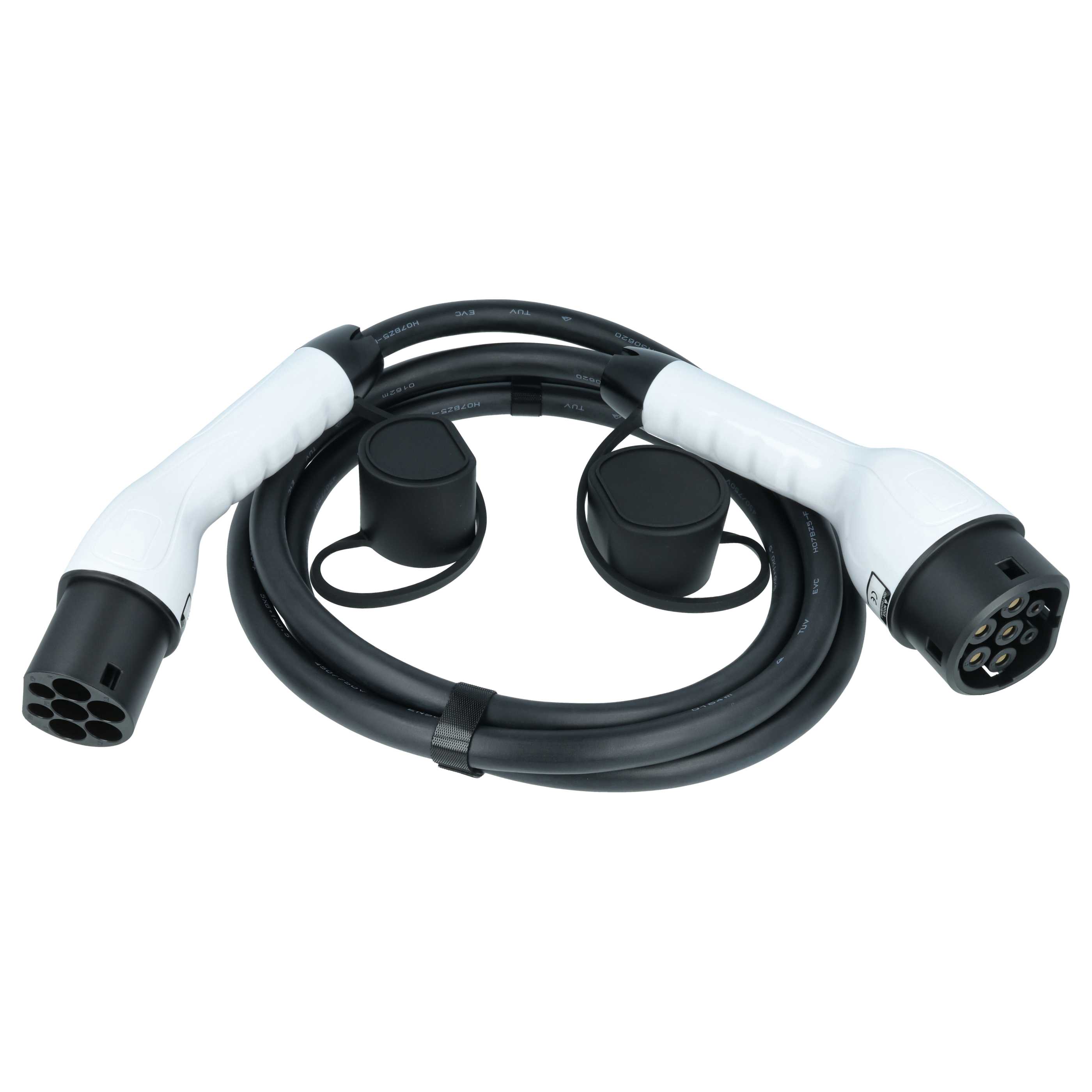 E-Auto Ladekabel Typ 2 zu Typ 2 - 32 A 3-phasig, 22 kW Mode 3, 3 m
