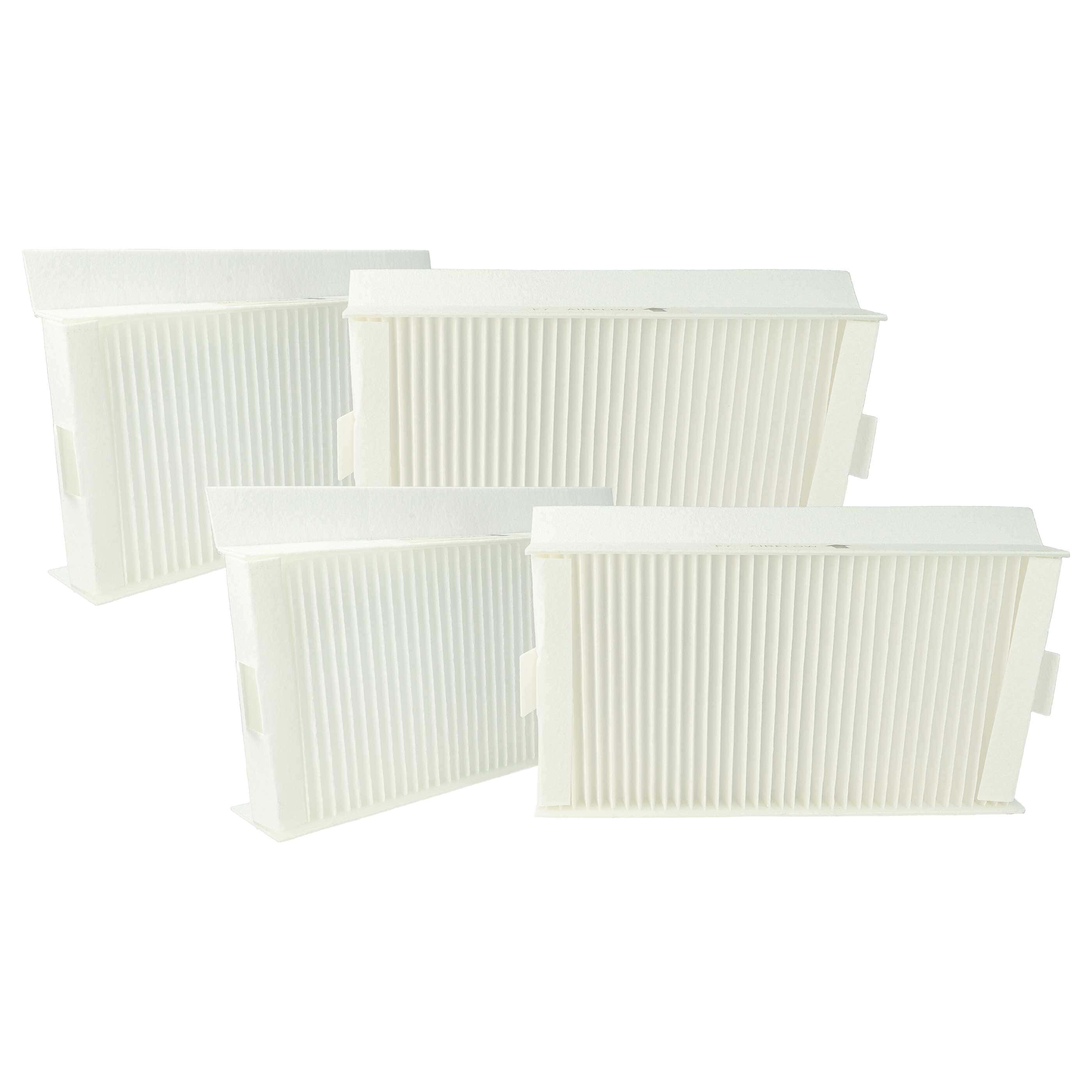 4-tlgs. Filterset als Ersatz für Zehnder 400100091 für Zehnder Lüfter u.a. - 24 x 12 x 5 cm