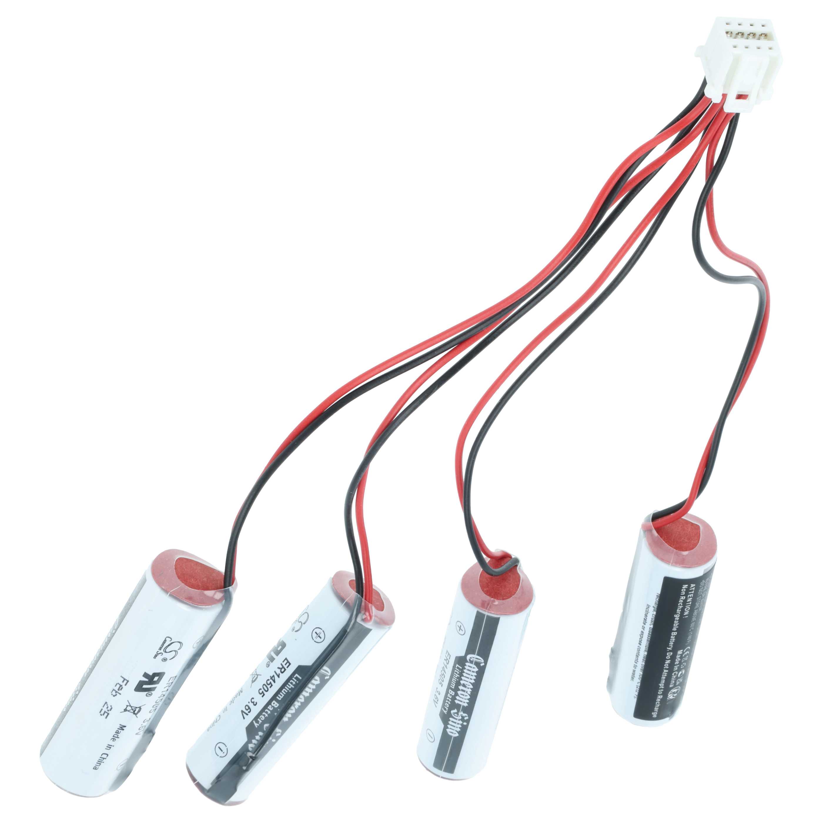 Batería reemplaza Yaskawa HW0470360-A para robot industrial (2400 mAh, 3,6 V, Li-SOCl2)
