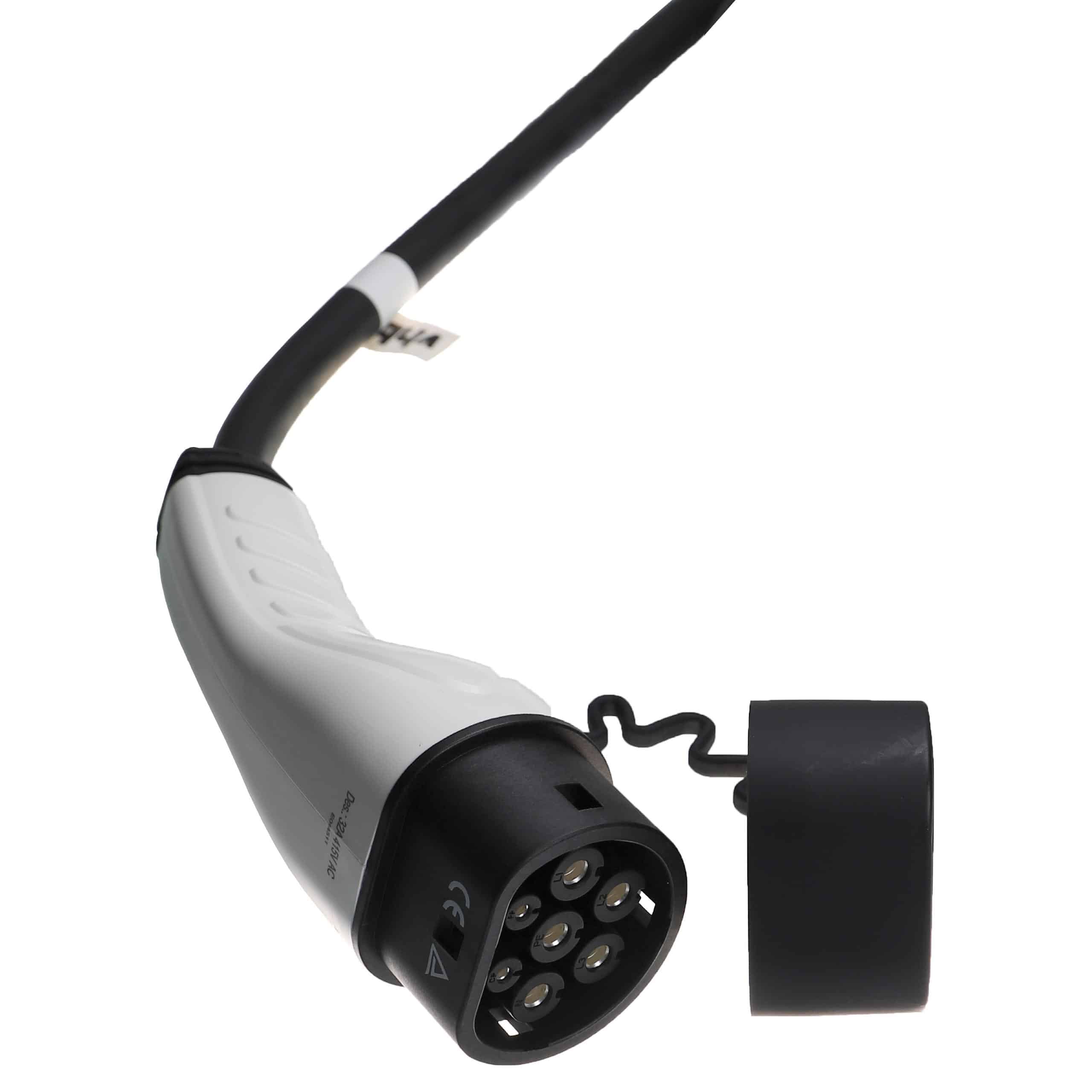 Câble de recharge pour voiture électrique et hybride Plug-in - Type 2 vers type 2, triphasé, 32 A, 22 kW, 10 m
