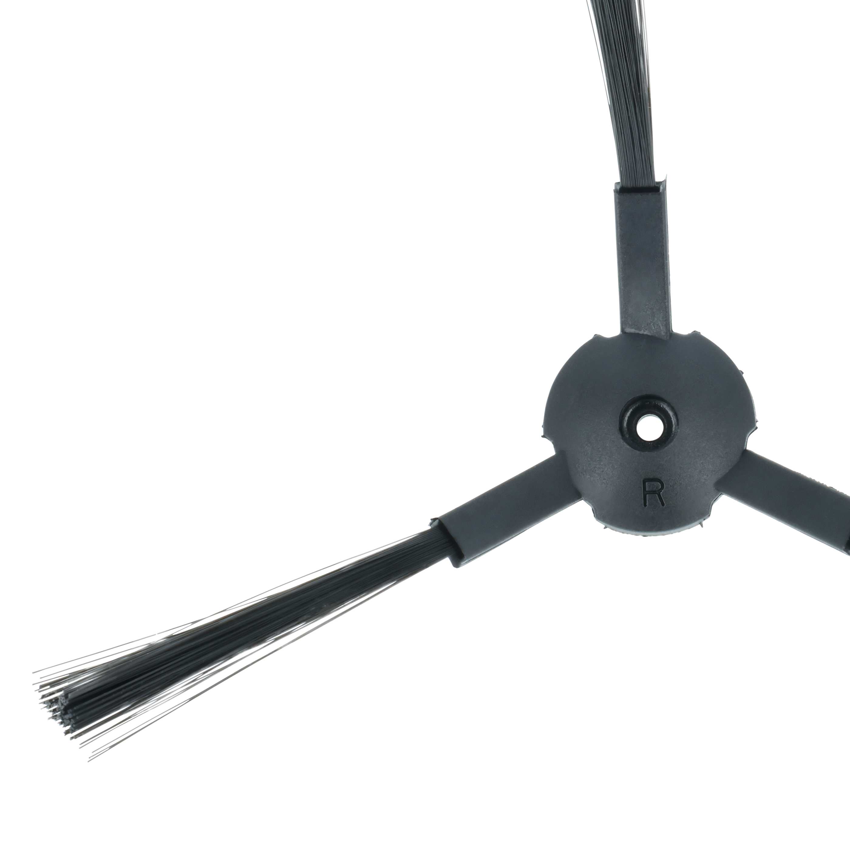 4x Seitenbürste passend für iLife / Zaco / Medion - Reinigungsbürsten Set, 3 Arme, schwarz