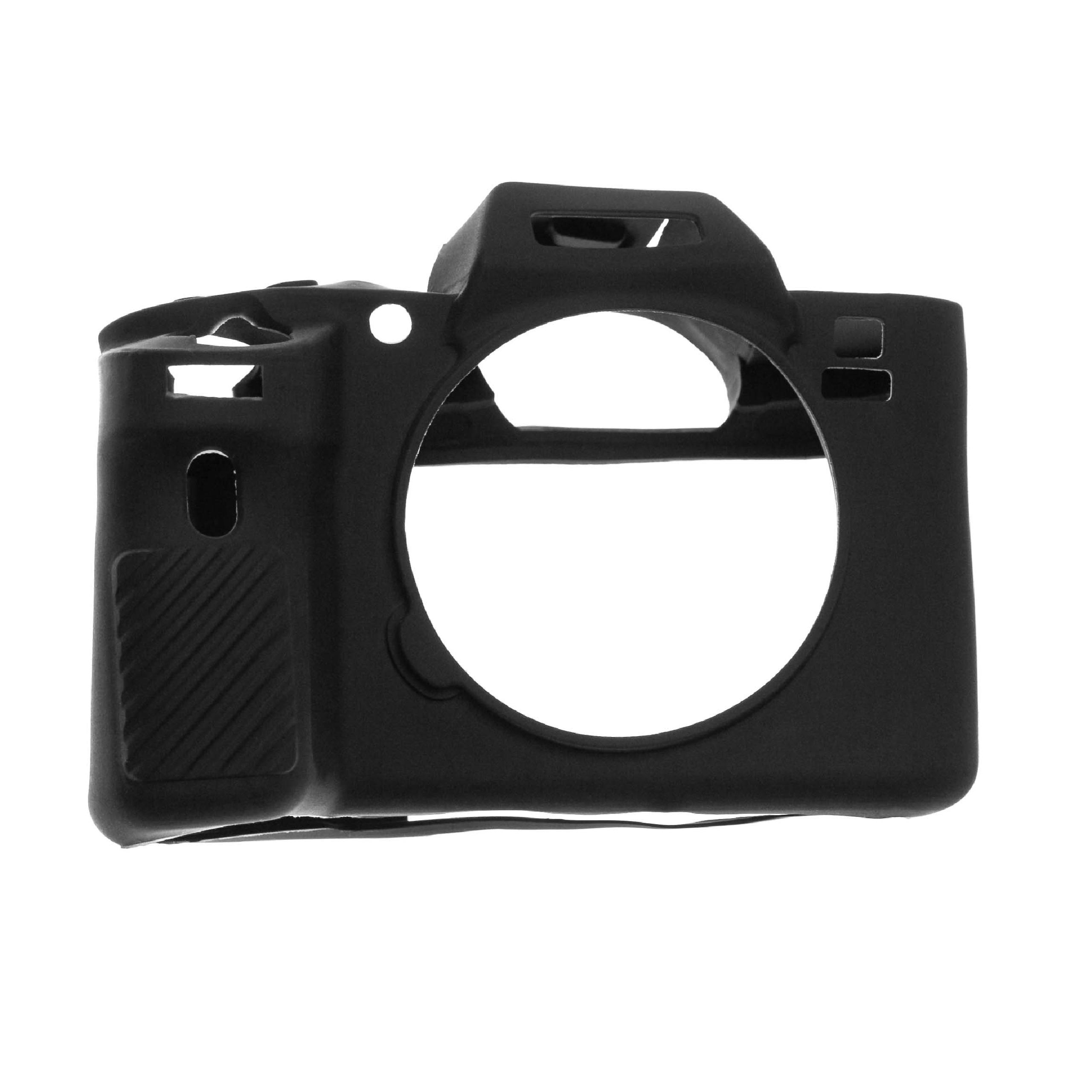 Étui de protection pour appareils photo Sony Alpha 7R II, 7S II - silicone, noir